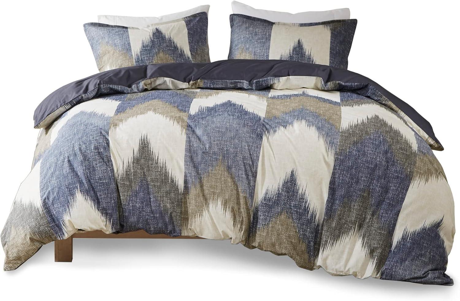 INK+IVY Alpine Printed Cotton Duvet Cover Set