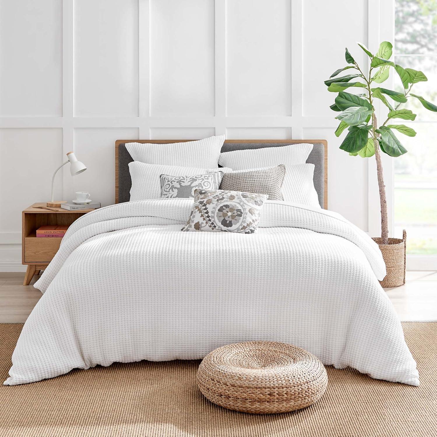 Mills Waffle Duvet Bedding Set - Levtex Home