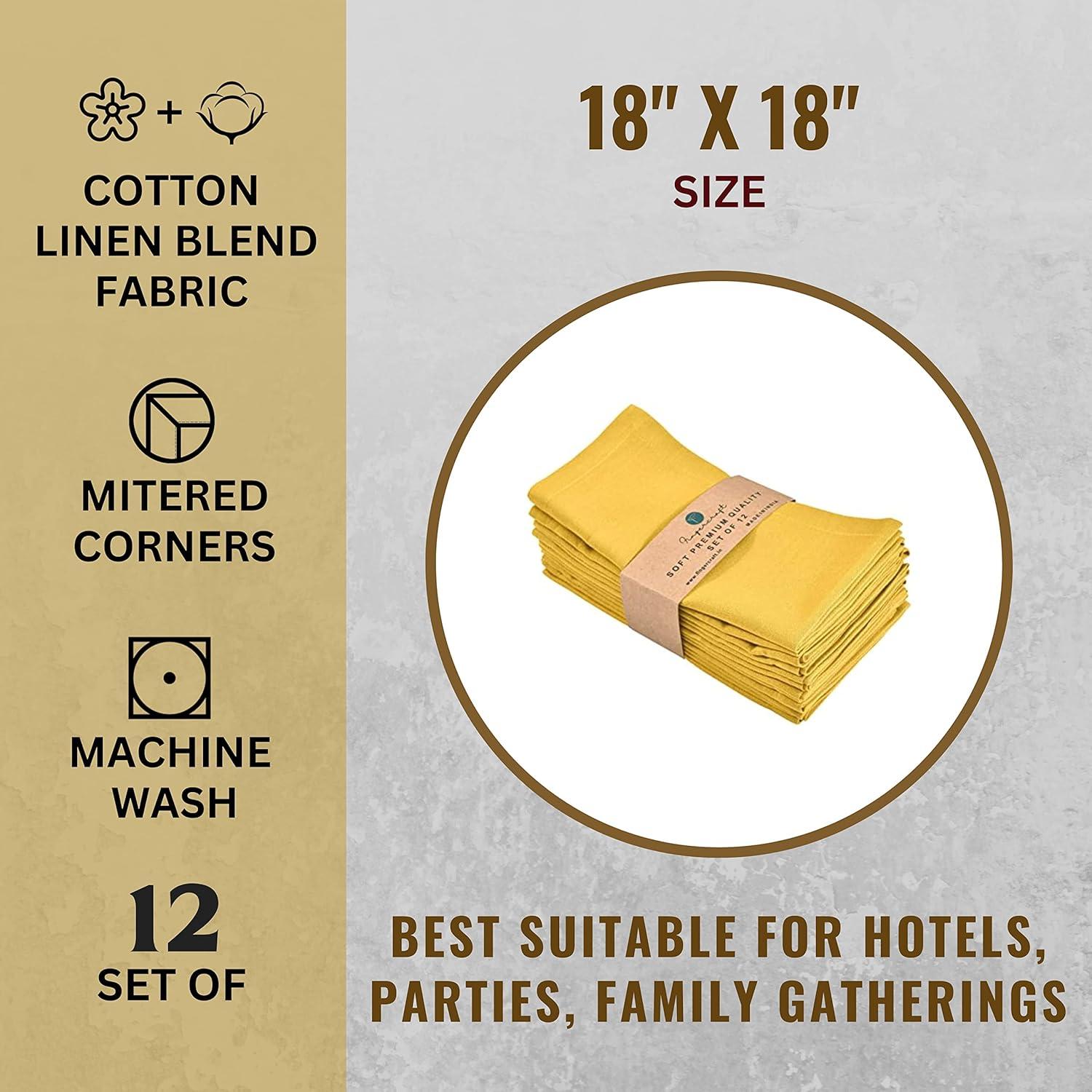 Poly Cotton Enrich Twill Cloth Napkins