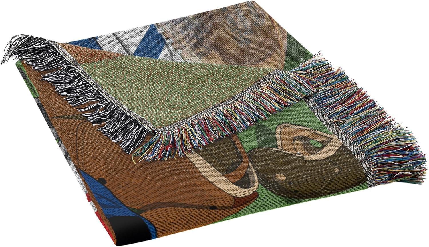 Northwest NFL Buffalo Bills Throw Blanket, Vintage Football Fan Decor, 48x60 Inches