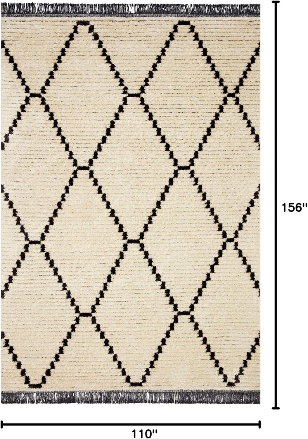 Chris Loves Julia x Loloi Alice Geometric Cream/Charcoal Rug