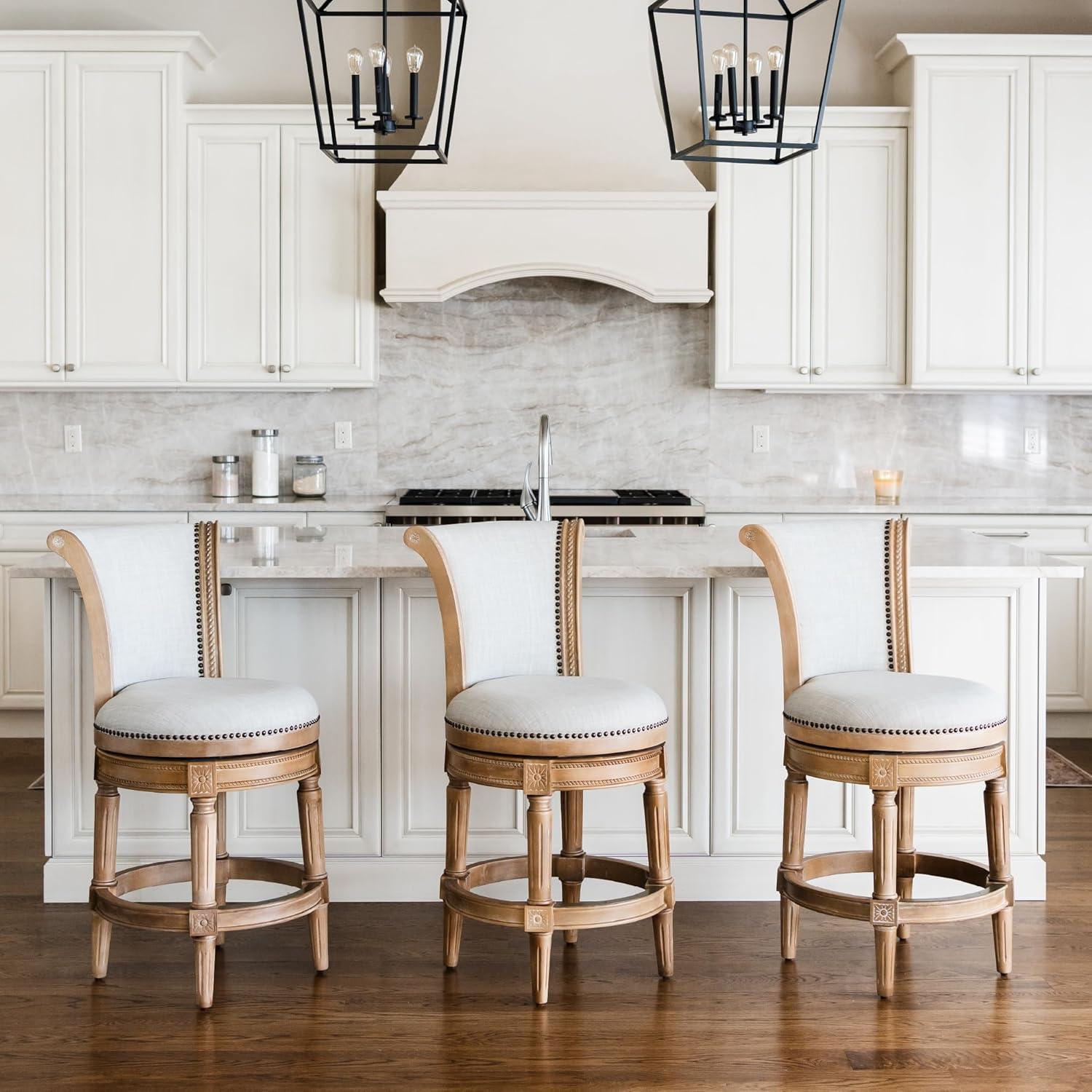 Maven Lane Maven Lane Pullman Stool with Fabric Upholstery