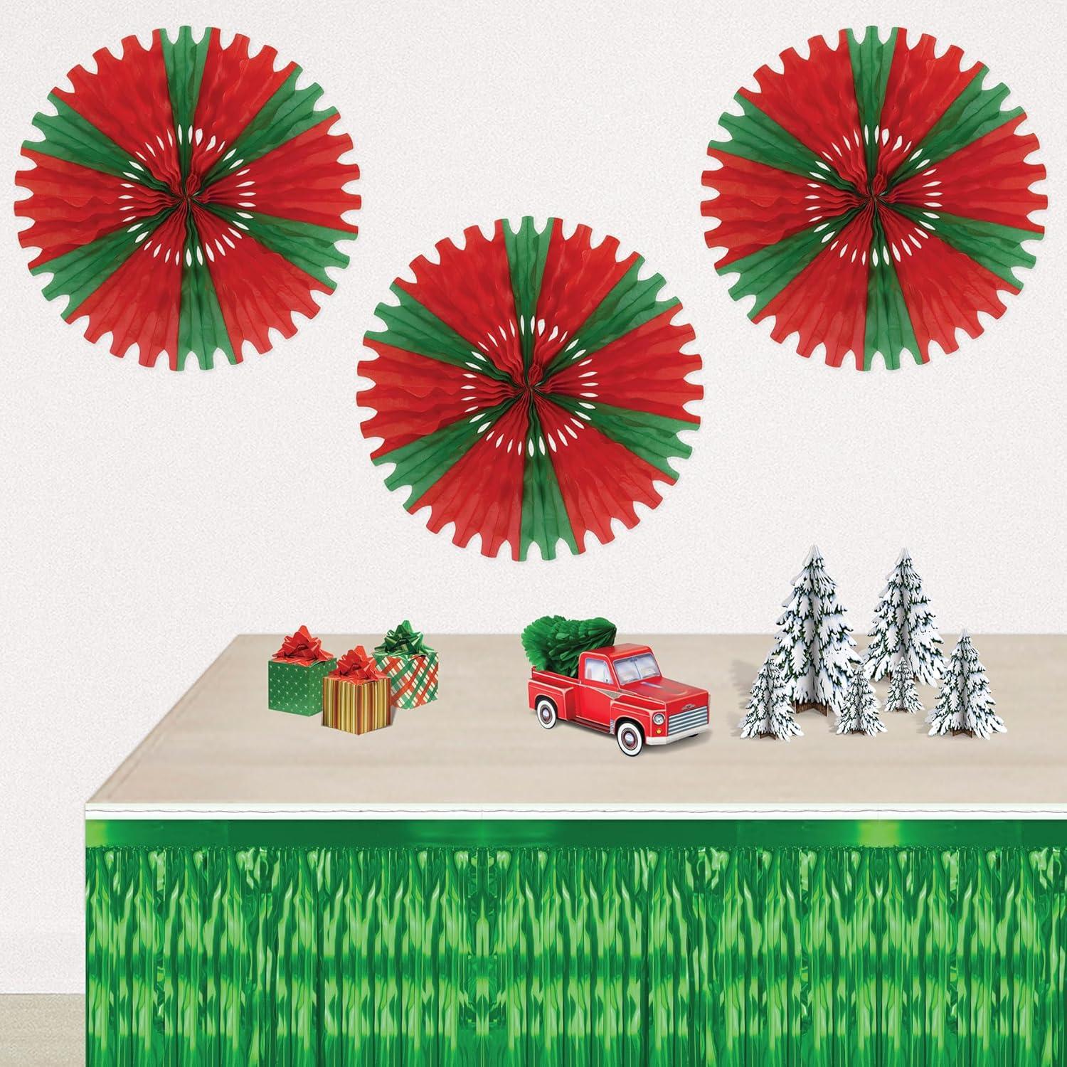 Beistle Pancarta de Cortina con Flecos de Plástico Metálico Verde para Flotadores de Desfile Feliz Día de San Patricio Decoraciones de Mardi Gras Cortina de Oropel Accesorios para Cabina de Fotos Telón de Fondo Suministros para Fiesta de Cumpleaños