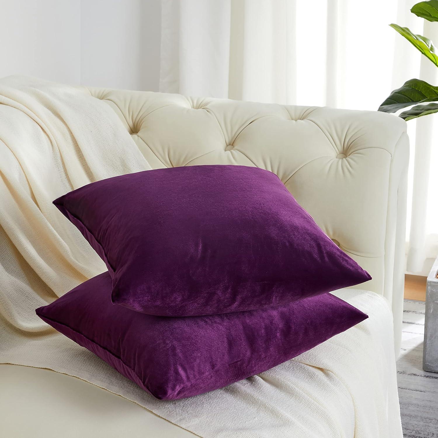 Velvet Reversible Pillow Cover