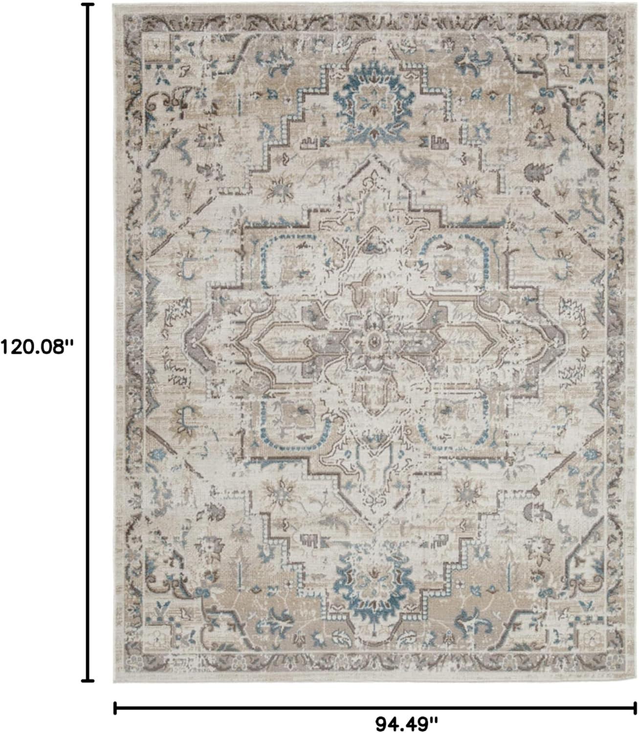 Signature Design by Ashley Contemporary Barkham 7'10" x 10' Rug  Multi