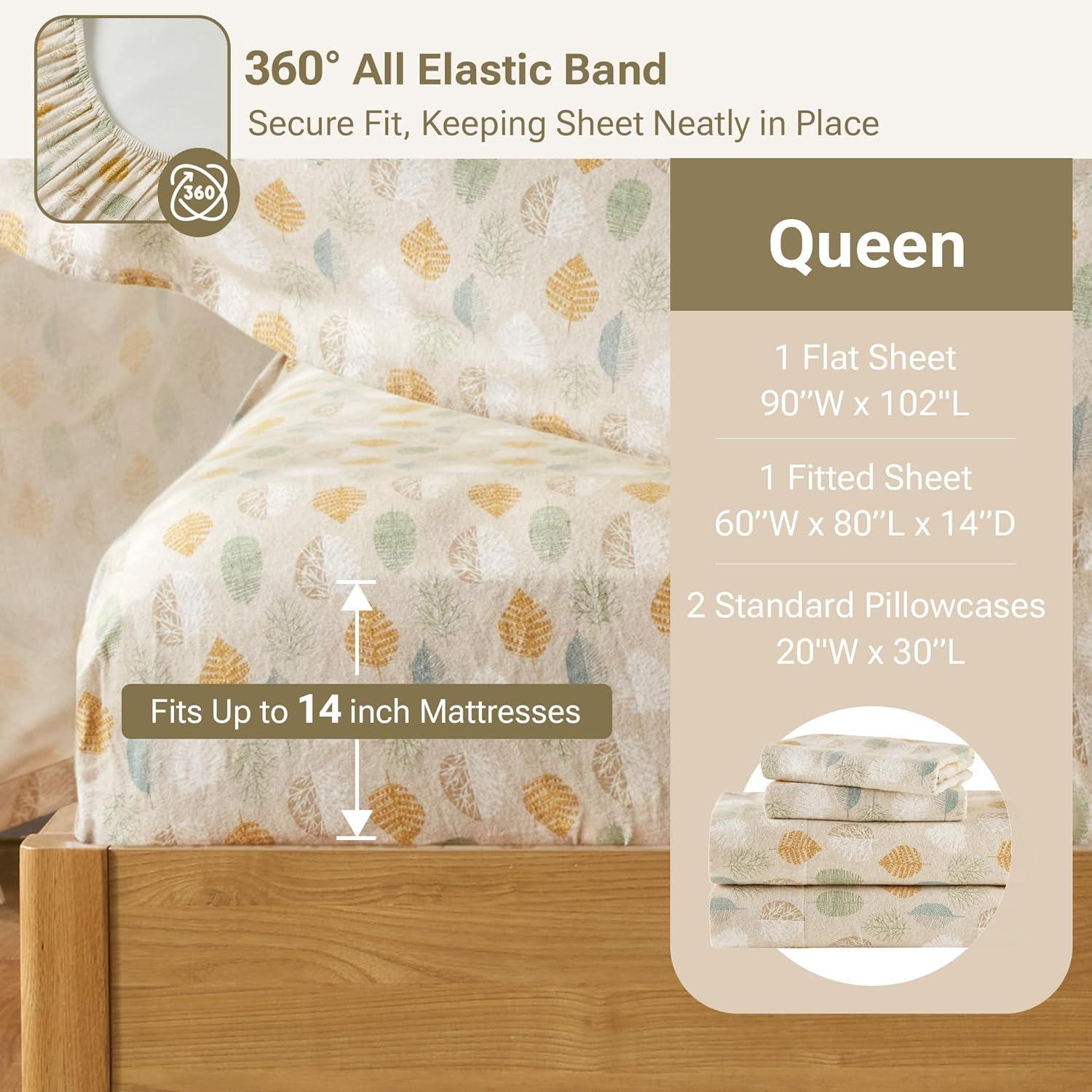 Madison Park Cozy Flannel 100% Cotton Sheet Set & Reviews | Wayfair