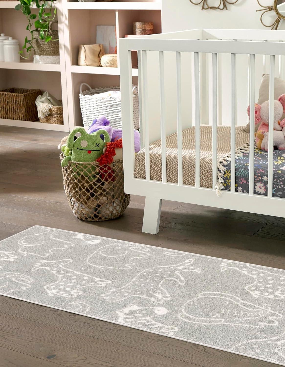 Whimsy Safari Animals Kid Rug