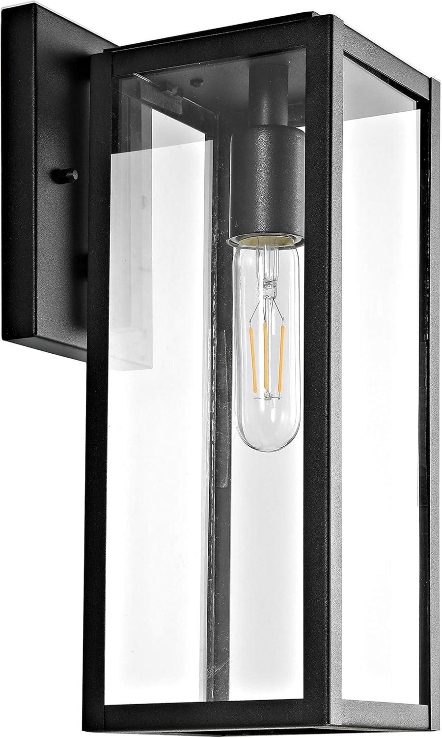 Norsan Outdoor Wall Lantern - Black - Safavieh