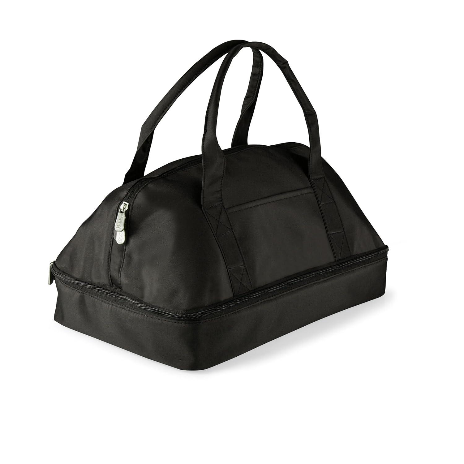 Black Polyester Insulated Rectangle Casserole Carrier Bag