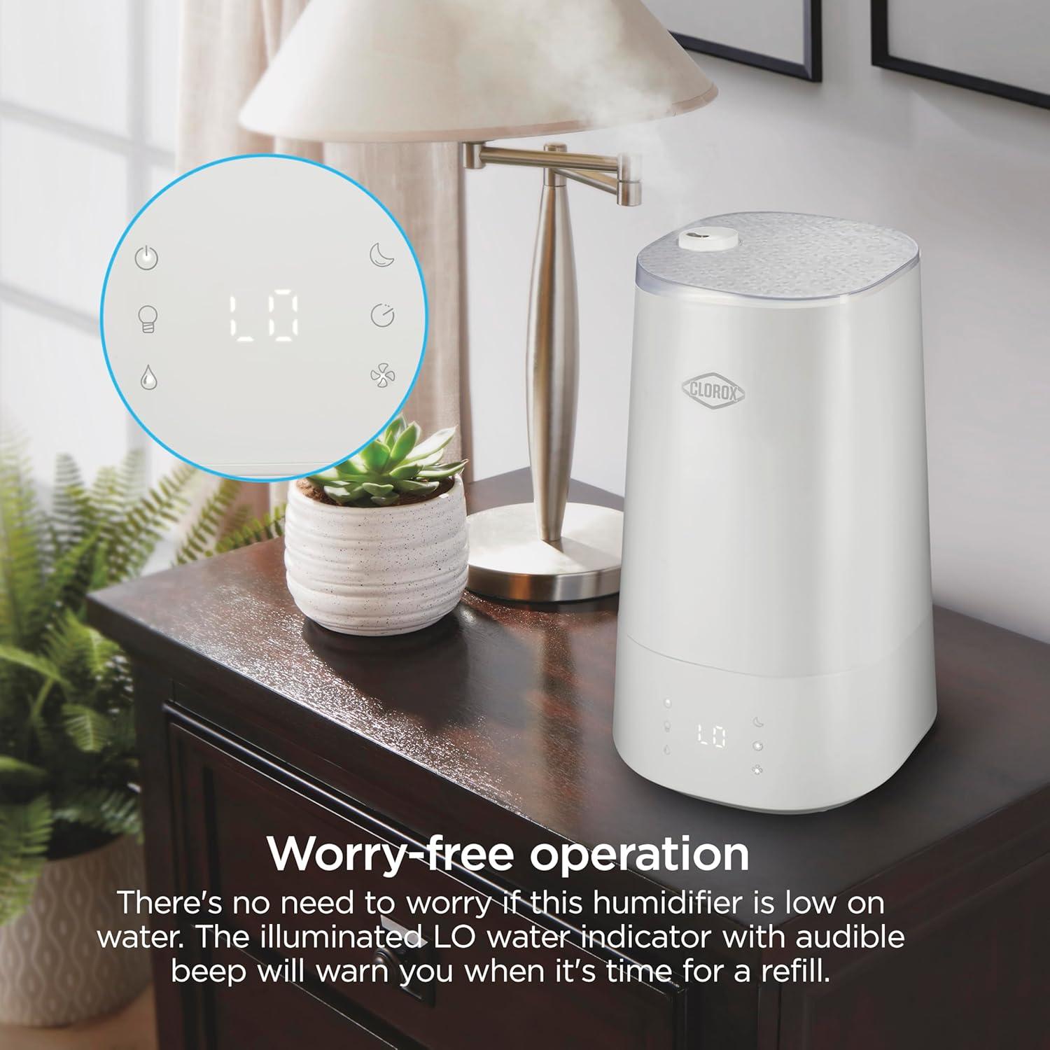 Clorox Clorox Cool Mist Ultra Clean Cool Mist Humidifier With UV Led Light