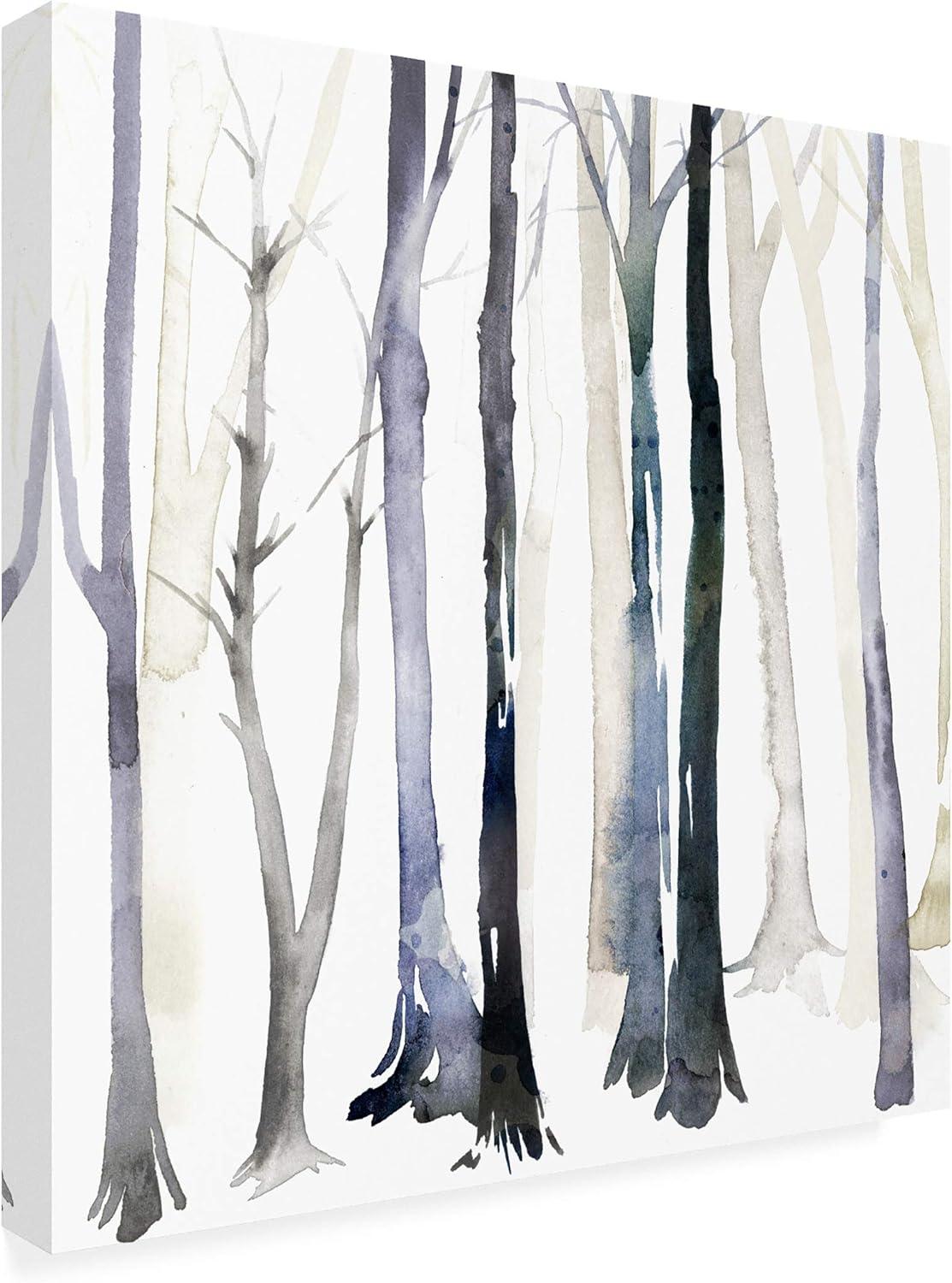 Trademark Fine Art 'In the Forest Trees II' Canvas Art by Grace Popp