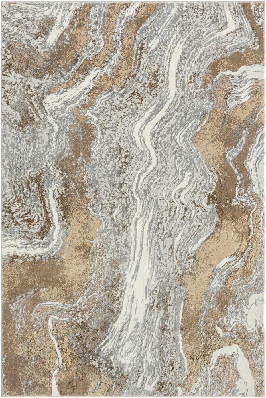 Luxe Weavers Marble Abstract Area Rug