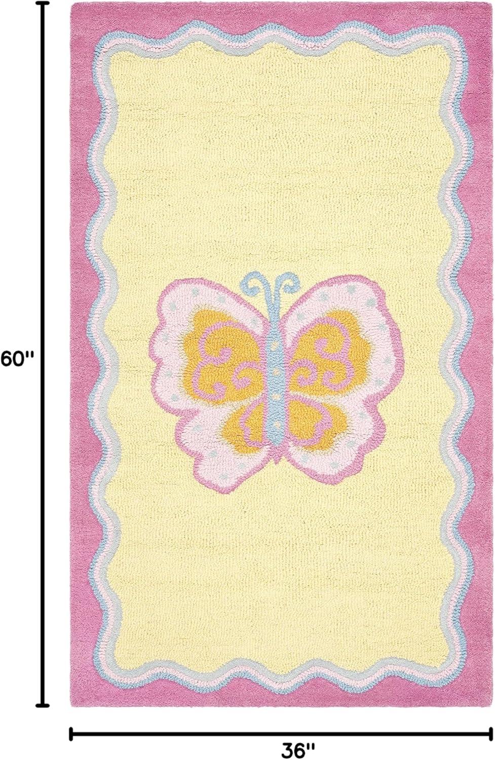 SAFAVIEH Kids Collection SFK394A Handmade Multi/Pink Rug