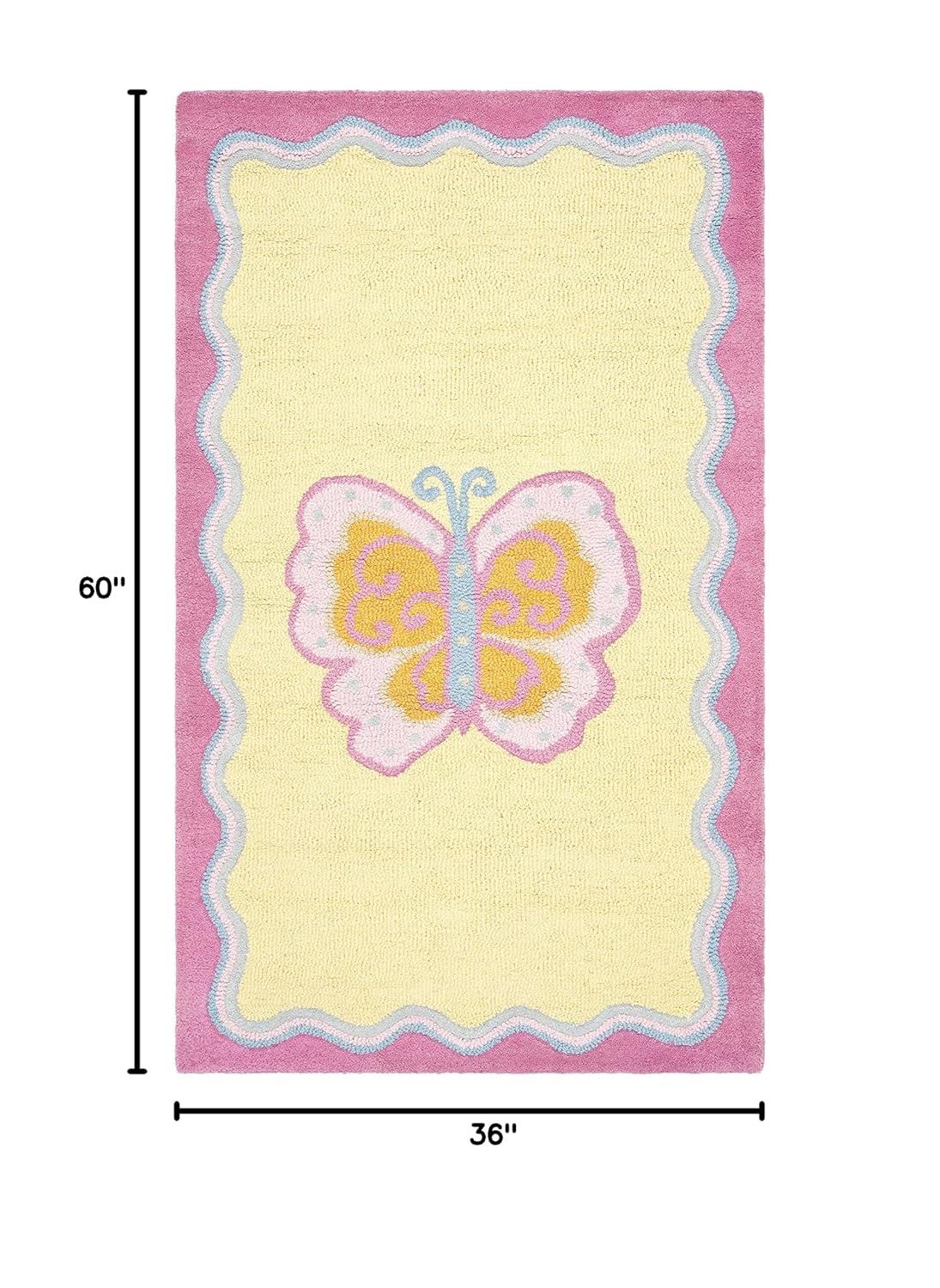 SAFAVIEH Kids Collection SFK394A Handmade Multi/Pink Rug