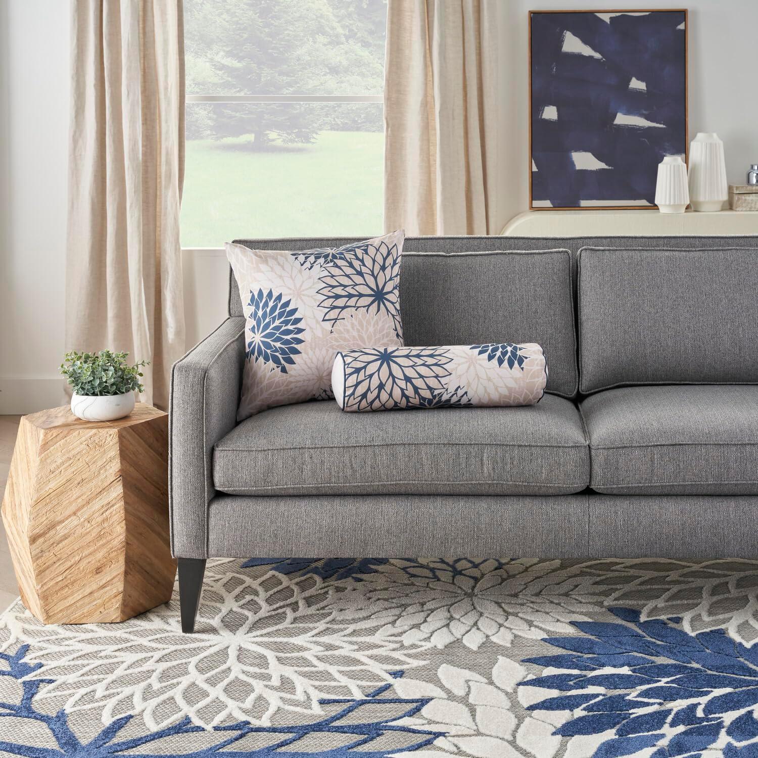 Mina Victory Angelis Bolster Indoor/Outdoor Pillow Cover & Insert