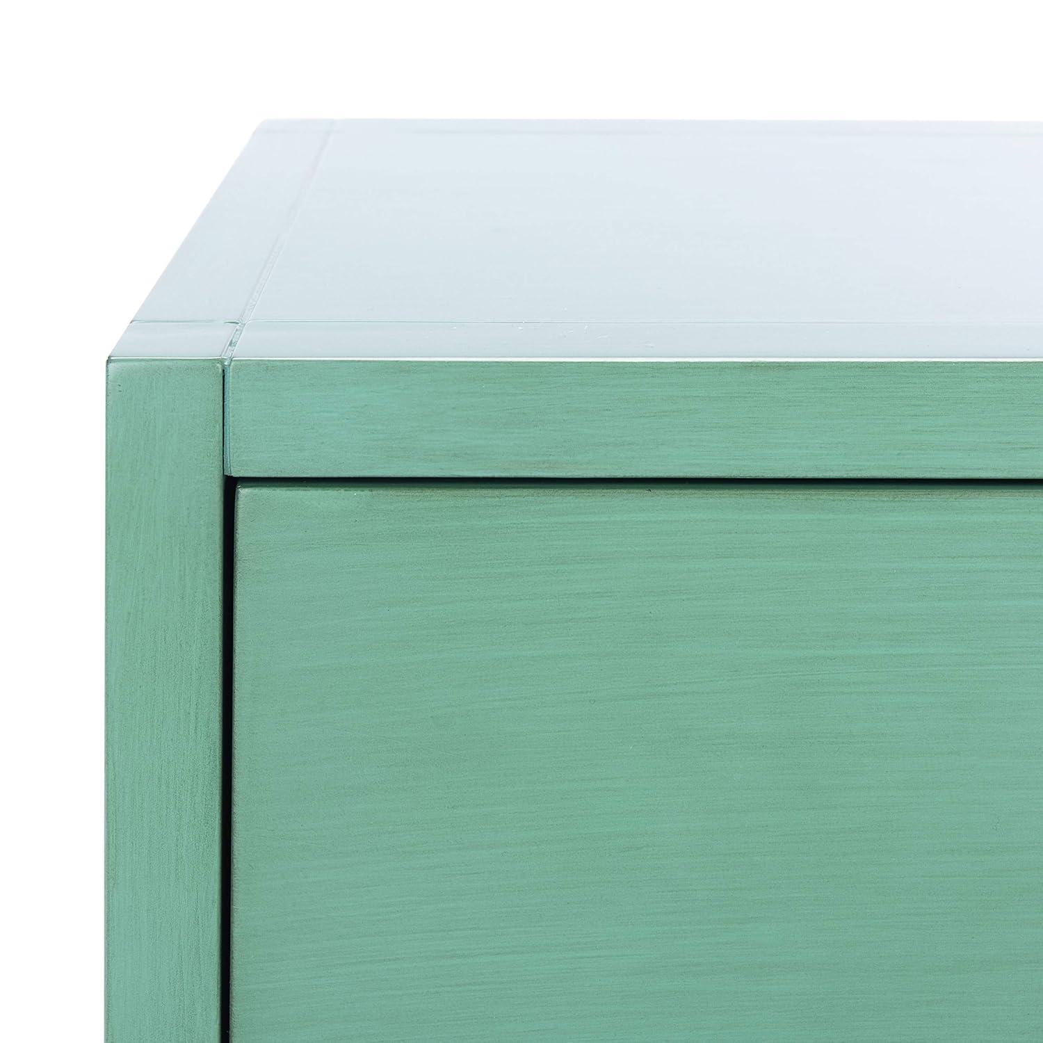 Odilia 1 Drawer Nightstand - Turquoise - Safavieh.
