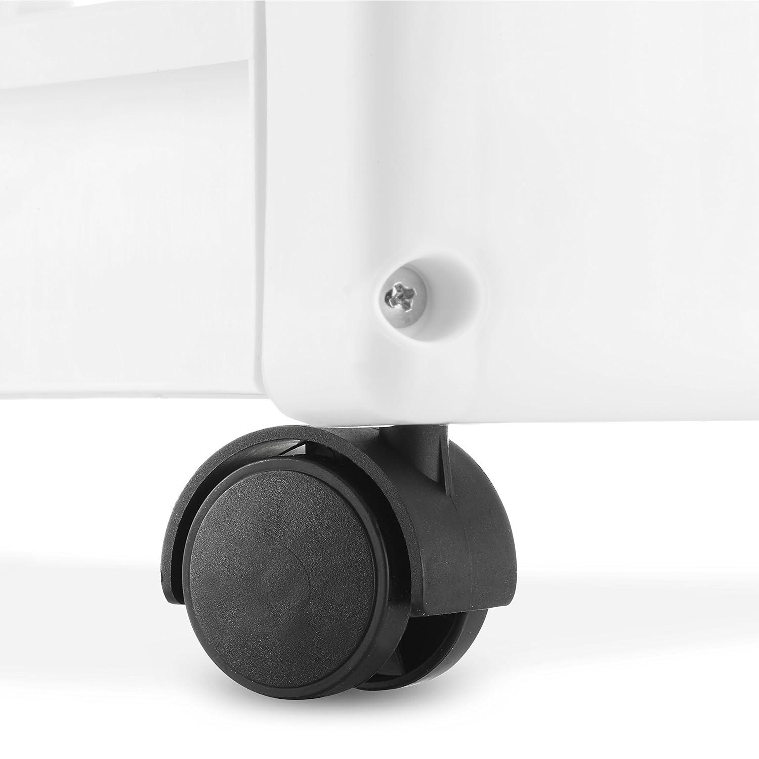 Whitmor, Inc Plastic Free Standing Laundry Cart with Wheels