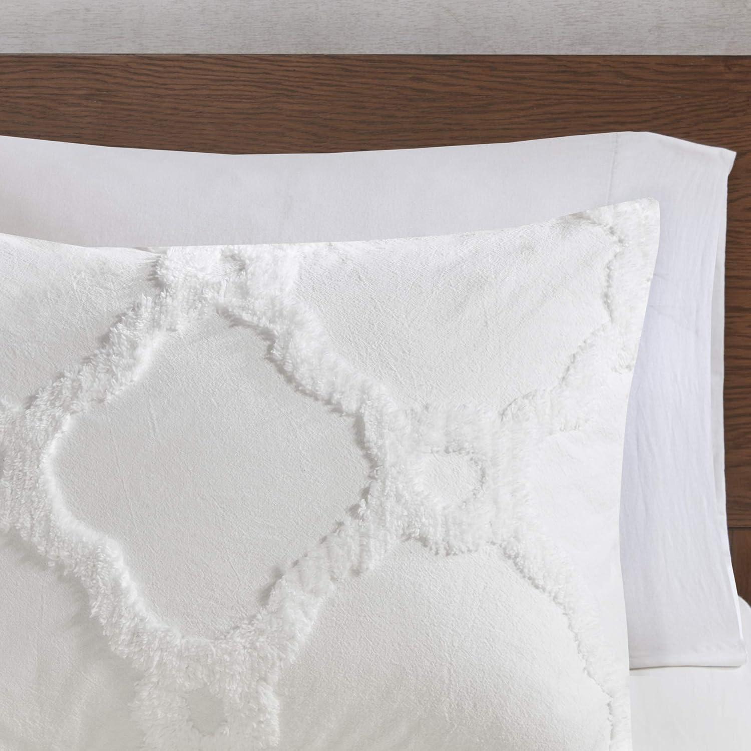 Pacey 3 Piece Tufted Cotton Chenille Comforter Set
