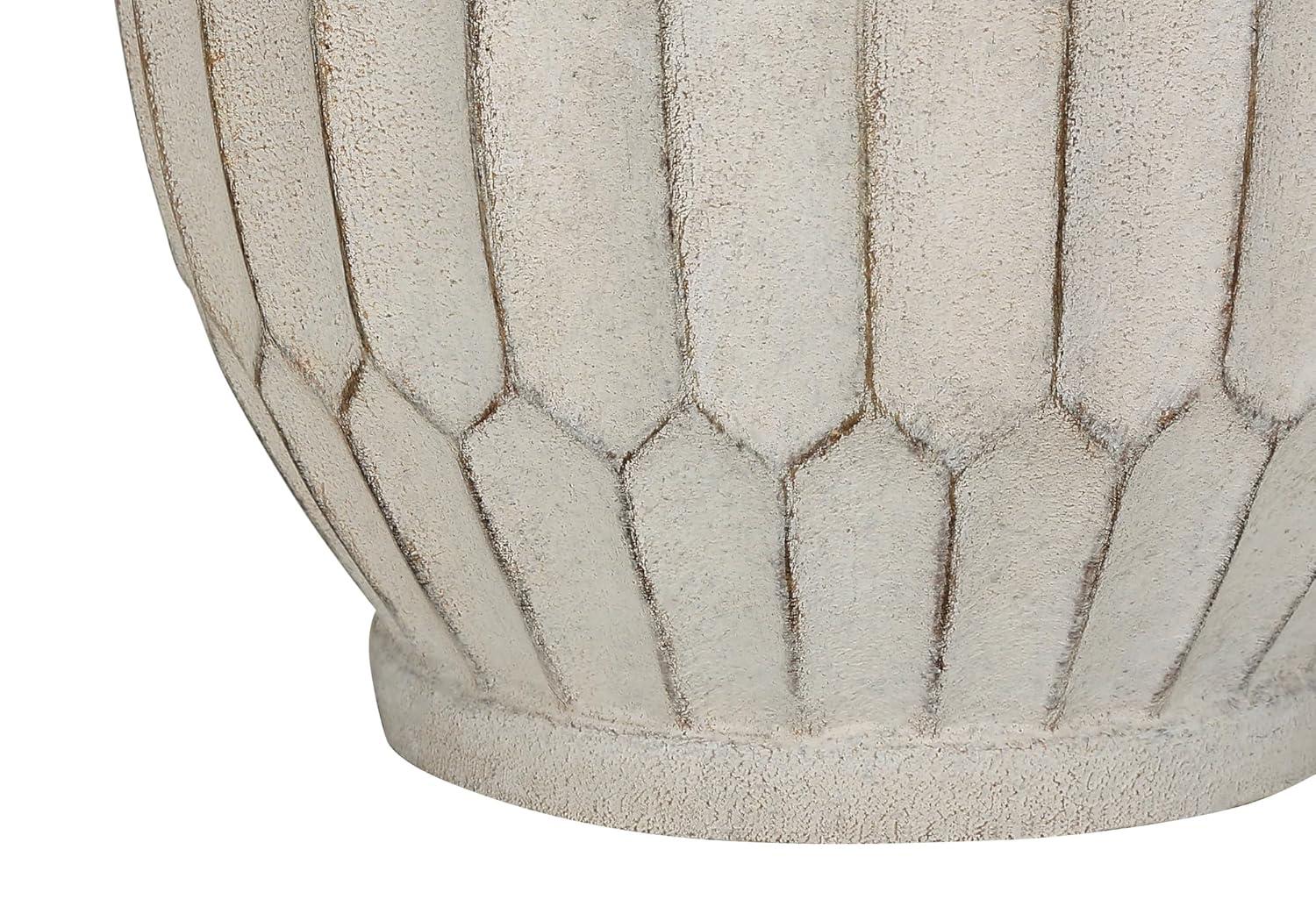 Monarch Specialties Lighting 24inchH Table Lamp Cream Resin Ivory / Cream Shade Transitional