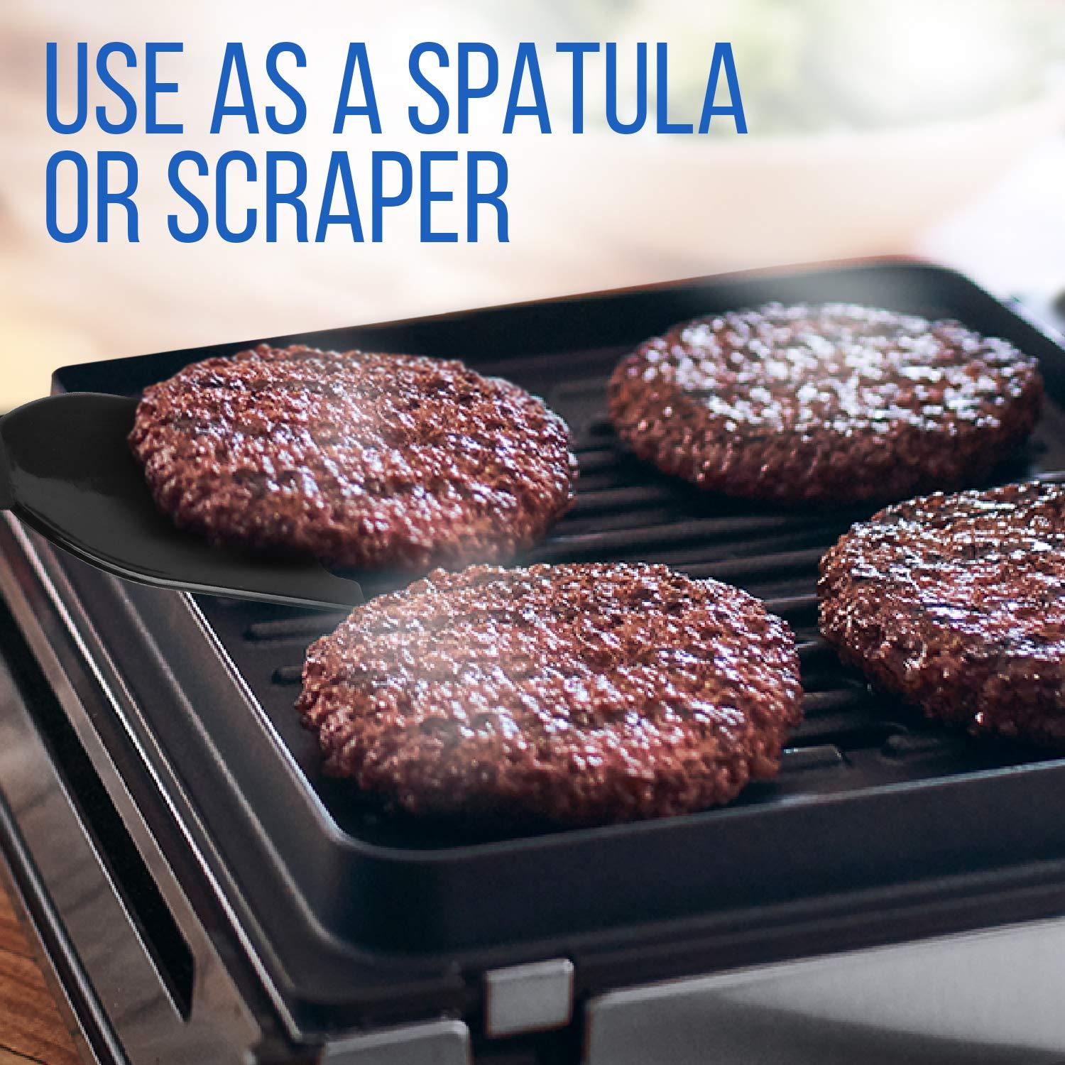 Impresa [2 Pack] Spatula/Scraper for George Foreman Indoor Grills - George Foreman Grill Spatula/Scraper