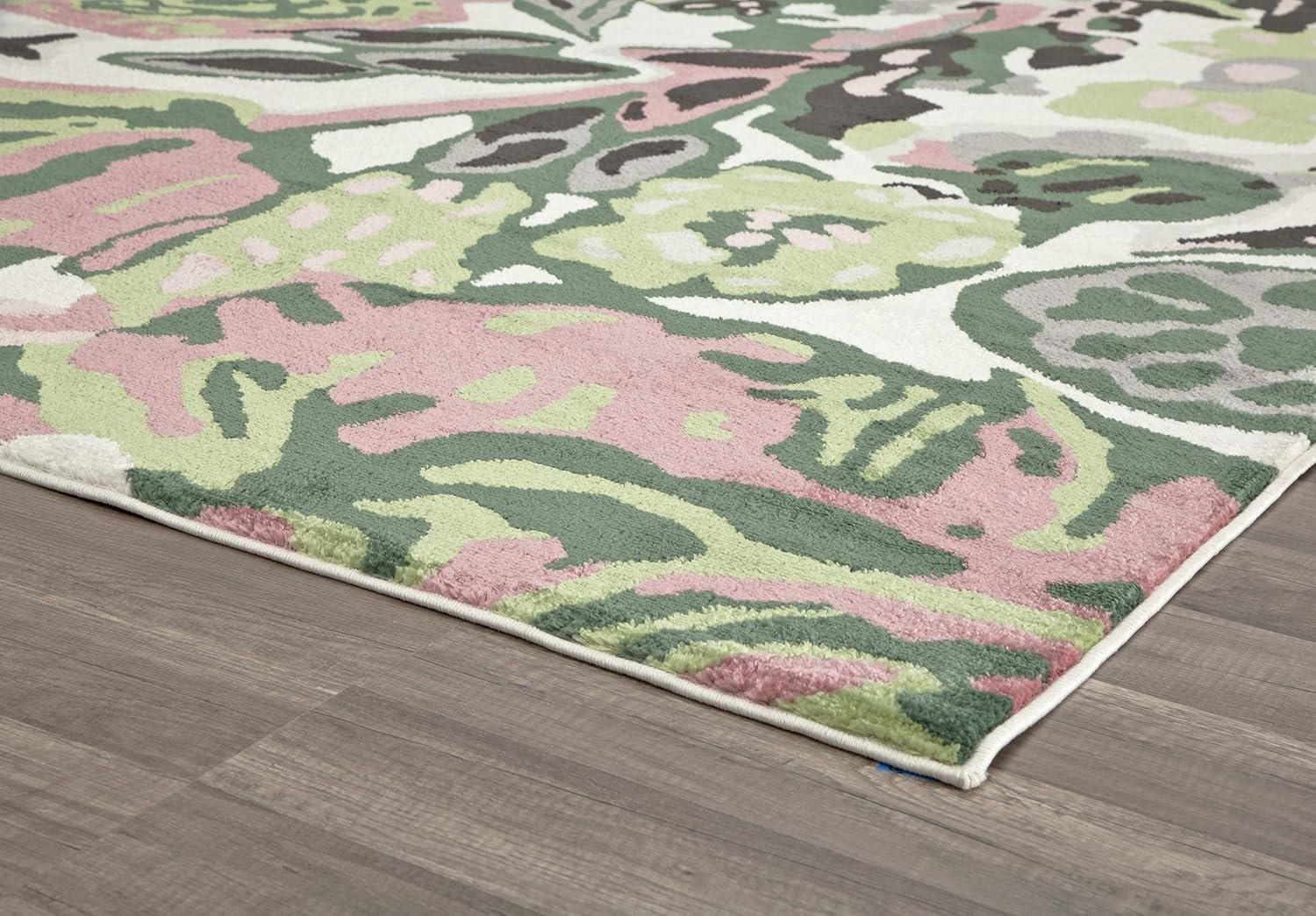 Rugs America Hanna Floral Transitional Area Rug