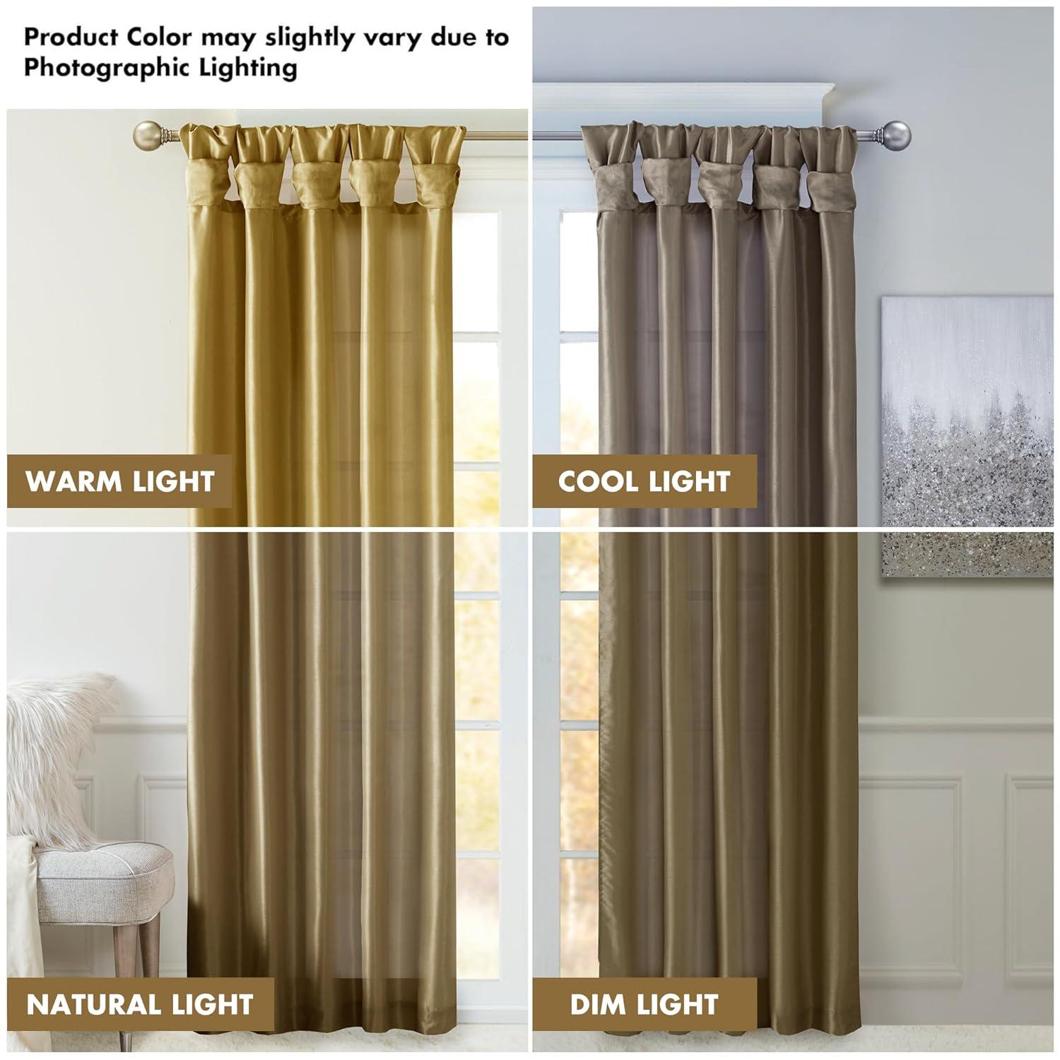 Madison Park Rivau Light-Filtering Single Curtain Panel