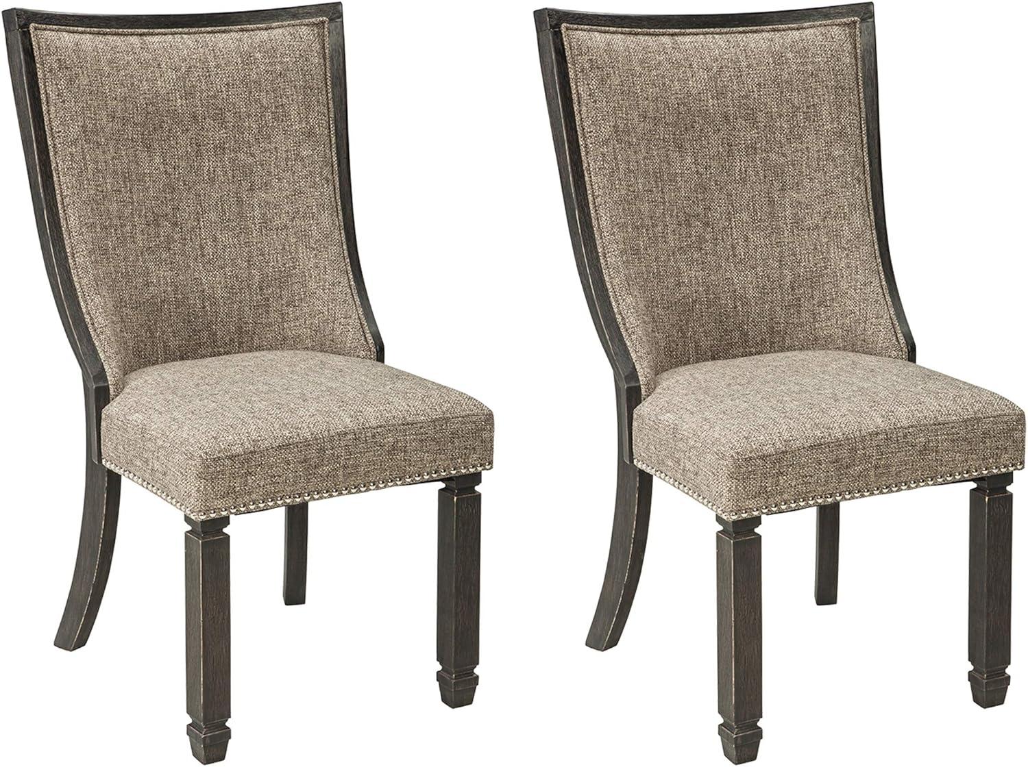 Ervand Side Chair in Grayish Brown