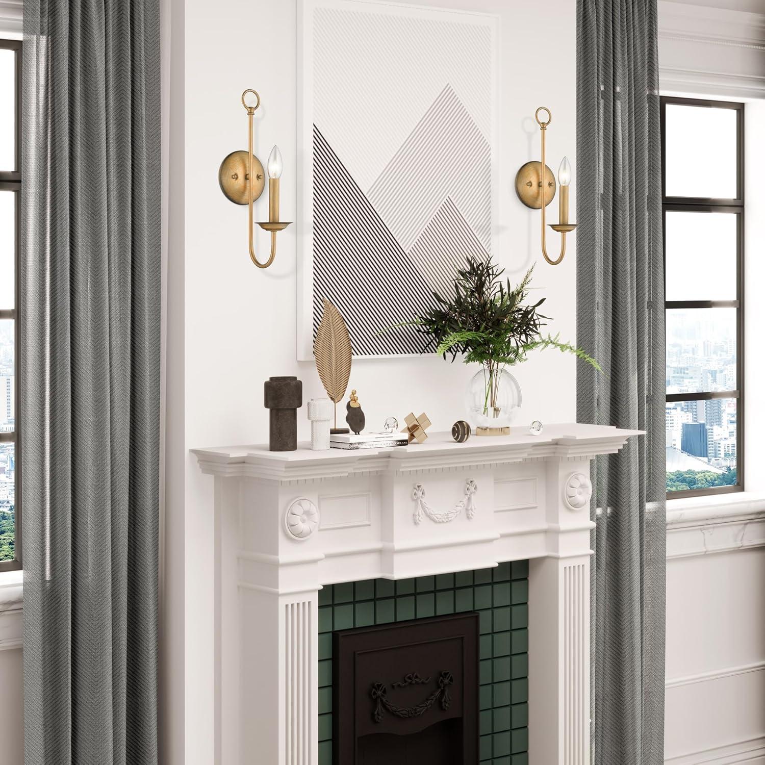 Livex Lighting Estate 1 - Light Wall Light in  Polished Brass