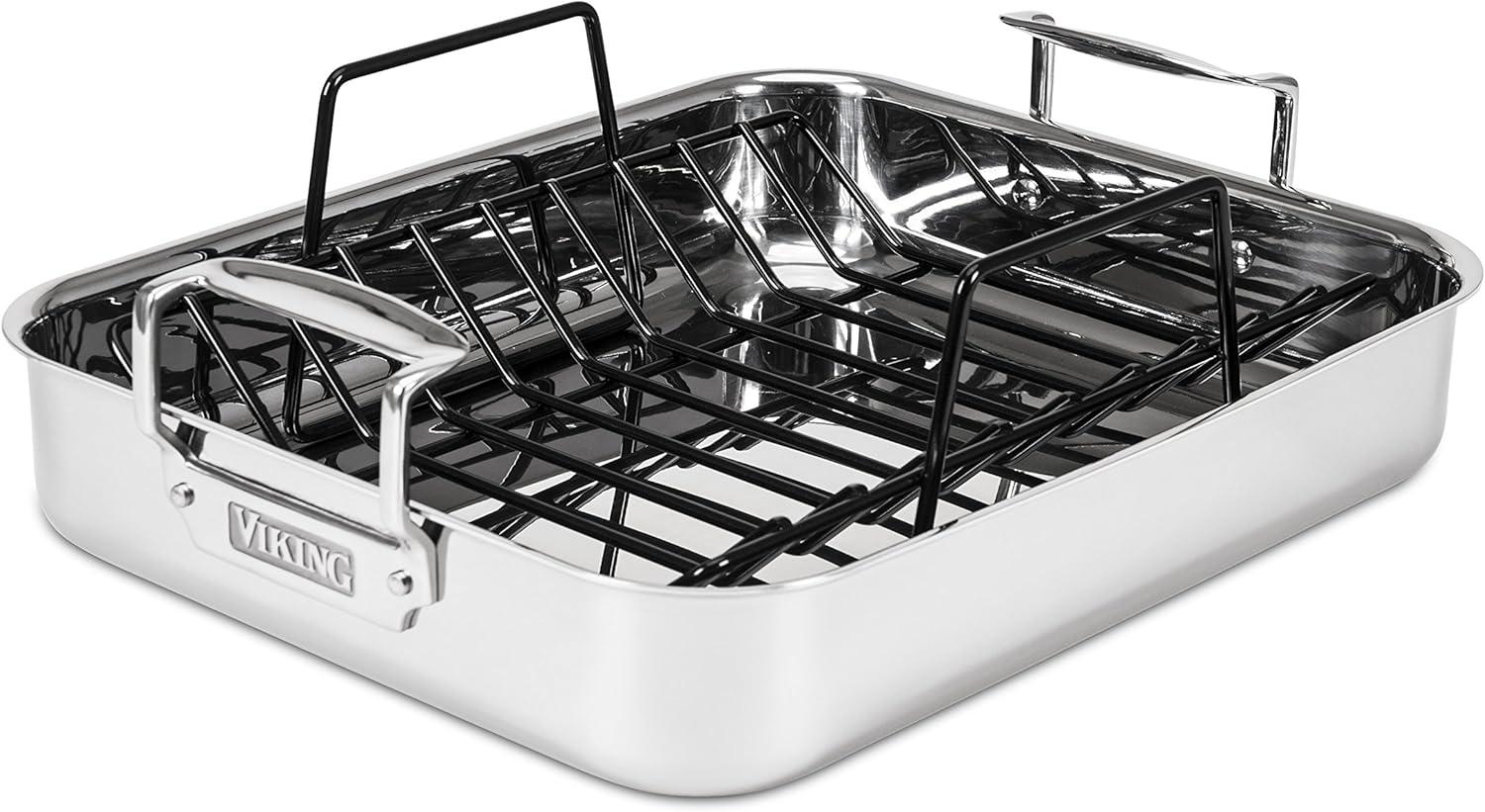 Viking 3-Ply Roasting Pan with Nonstick Rack