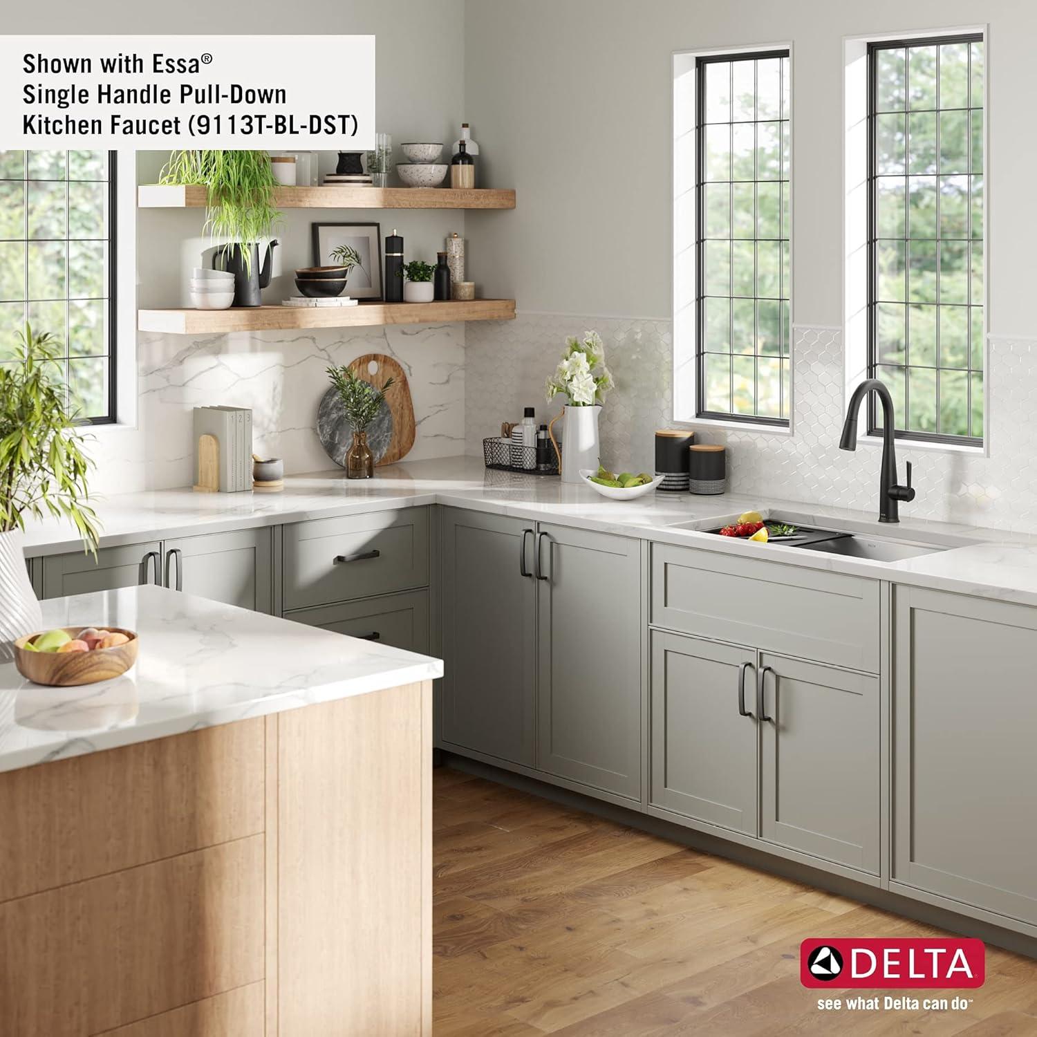 Delta Rivet™ 32" L Workstation Kitchen Sink Undermount 16 Gauge Stainless Steel Single Bowl with WorkFlow™ Ledge