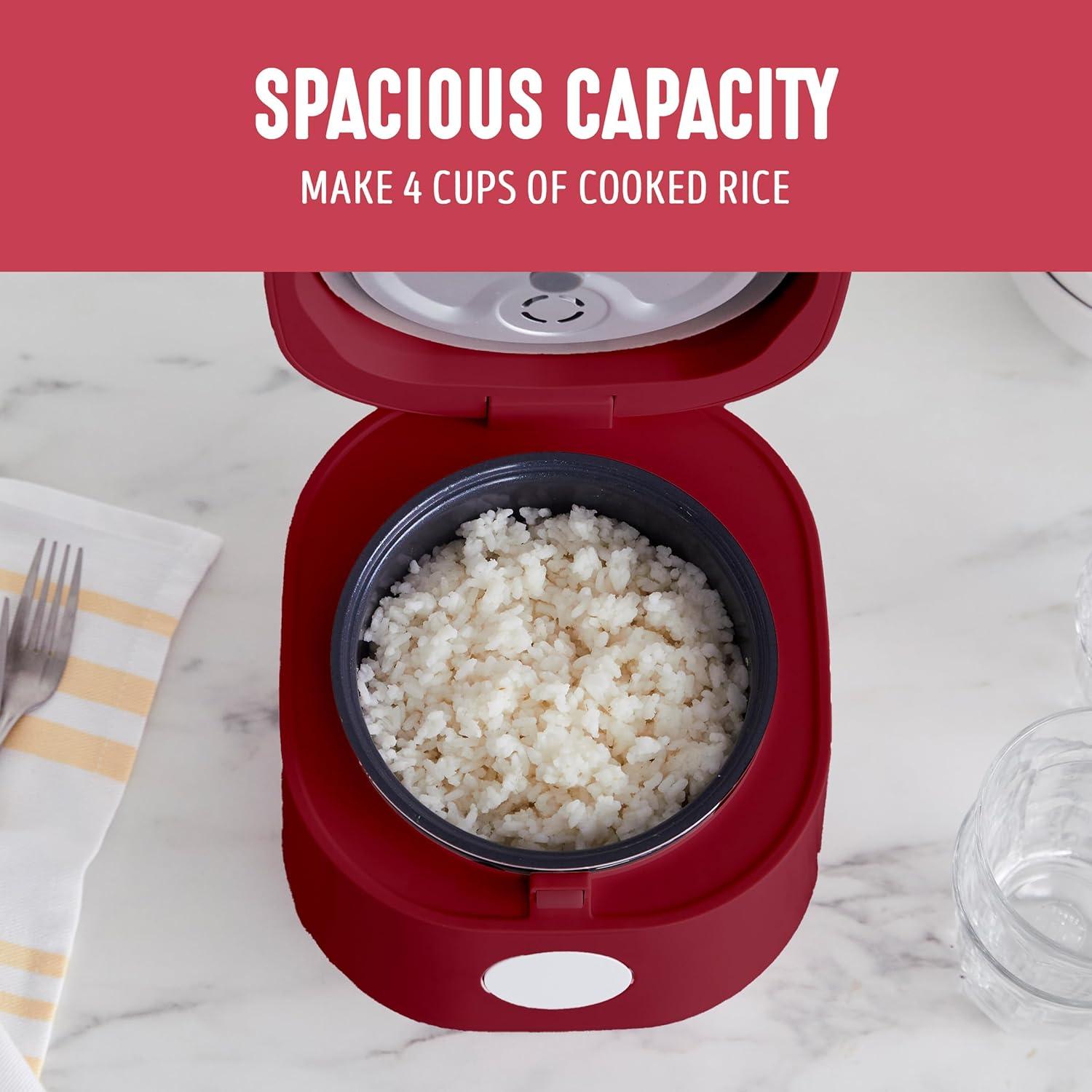 GreenLife Rice Cooker | Red