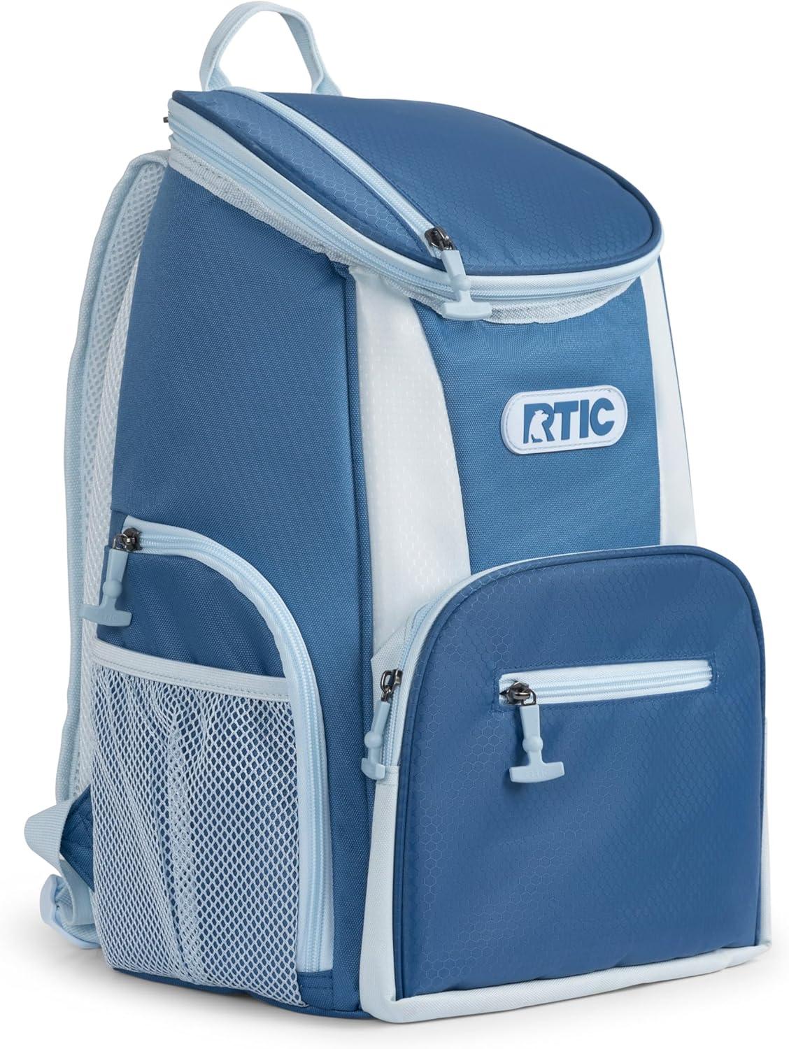 RTIC 15 Can Lightweight Backpack Insulated Cooler with Pockets, Pond