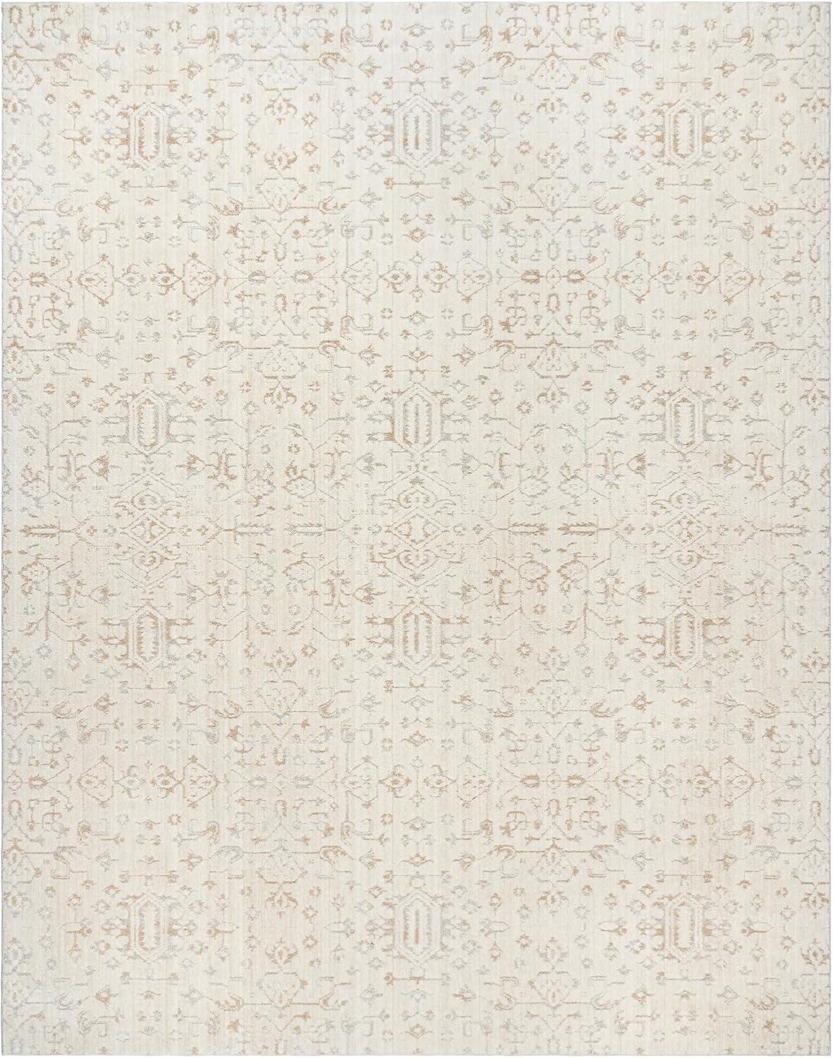 Gertmenian Sydney Joeri Bohemian Moroccan Cream Area Rug, 5x7