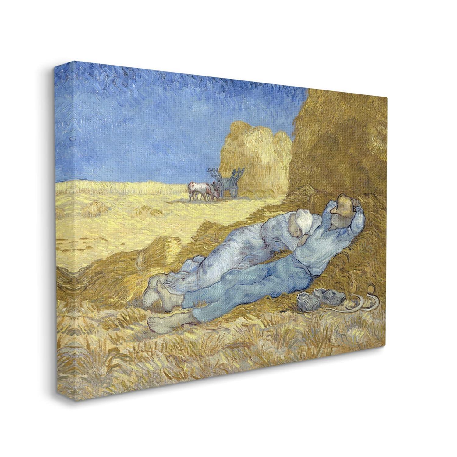 Stupell Industries The Siesta Vincent van Gogh Classic Painting by Vincent Van Gogh - Painting on Canvas | Wayfair