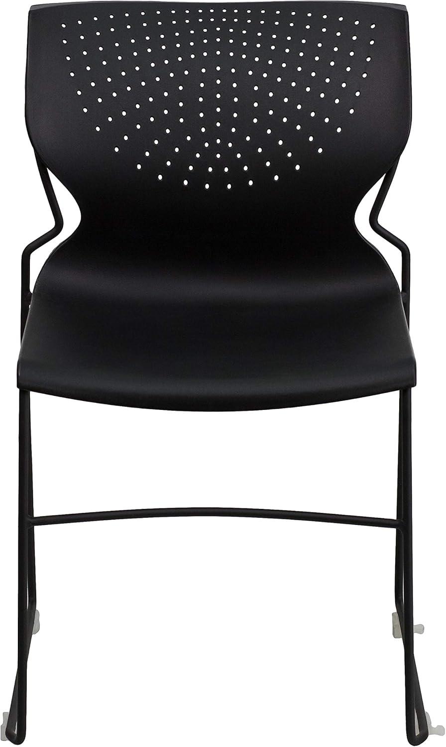 Flash Furniture Everleigh 661 lb. Capacity Full Back Stack Chair with Powder Coated Frame