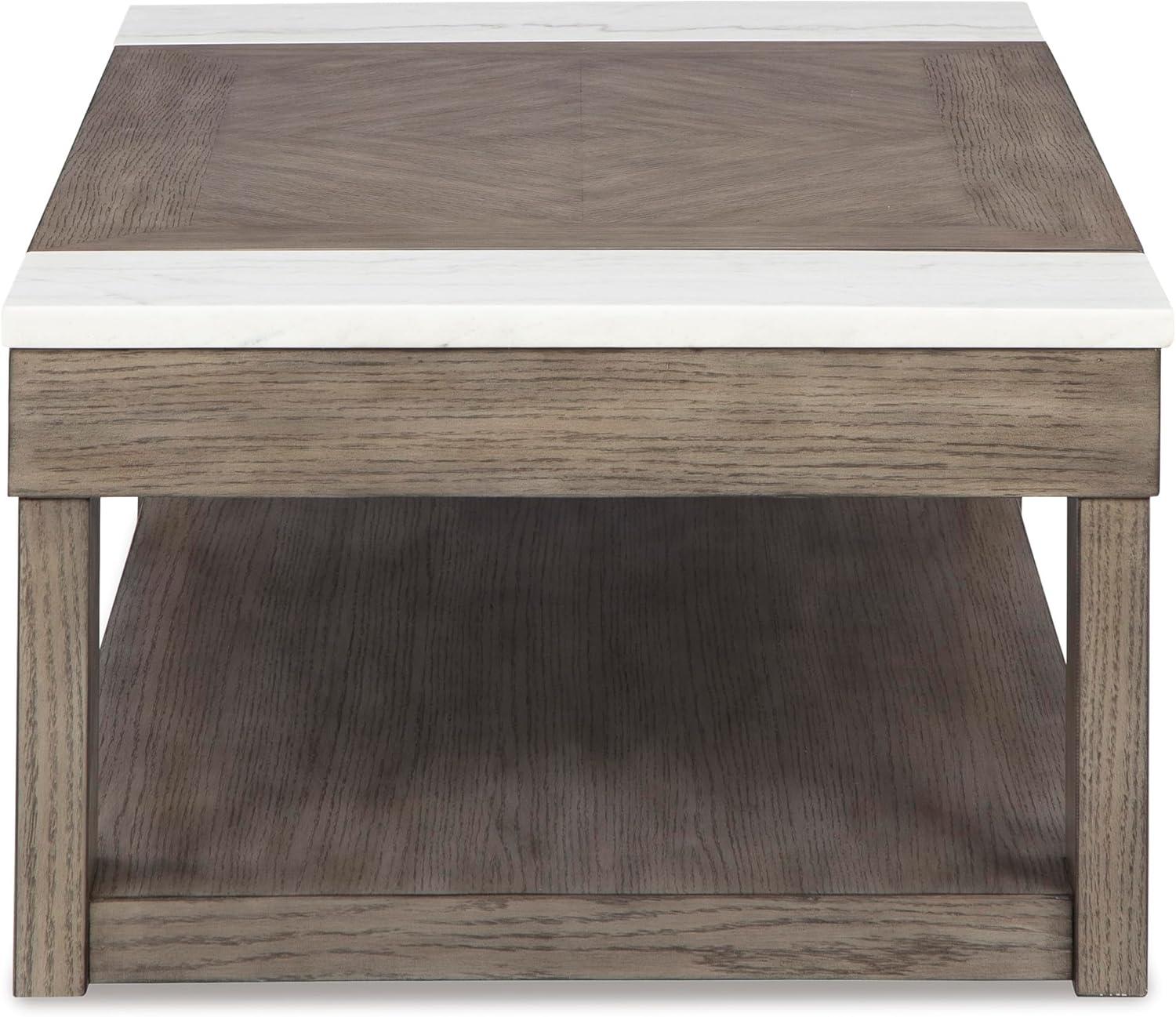 Ashley Furniture Loyaska Brown Lift-Top Coffee Table