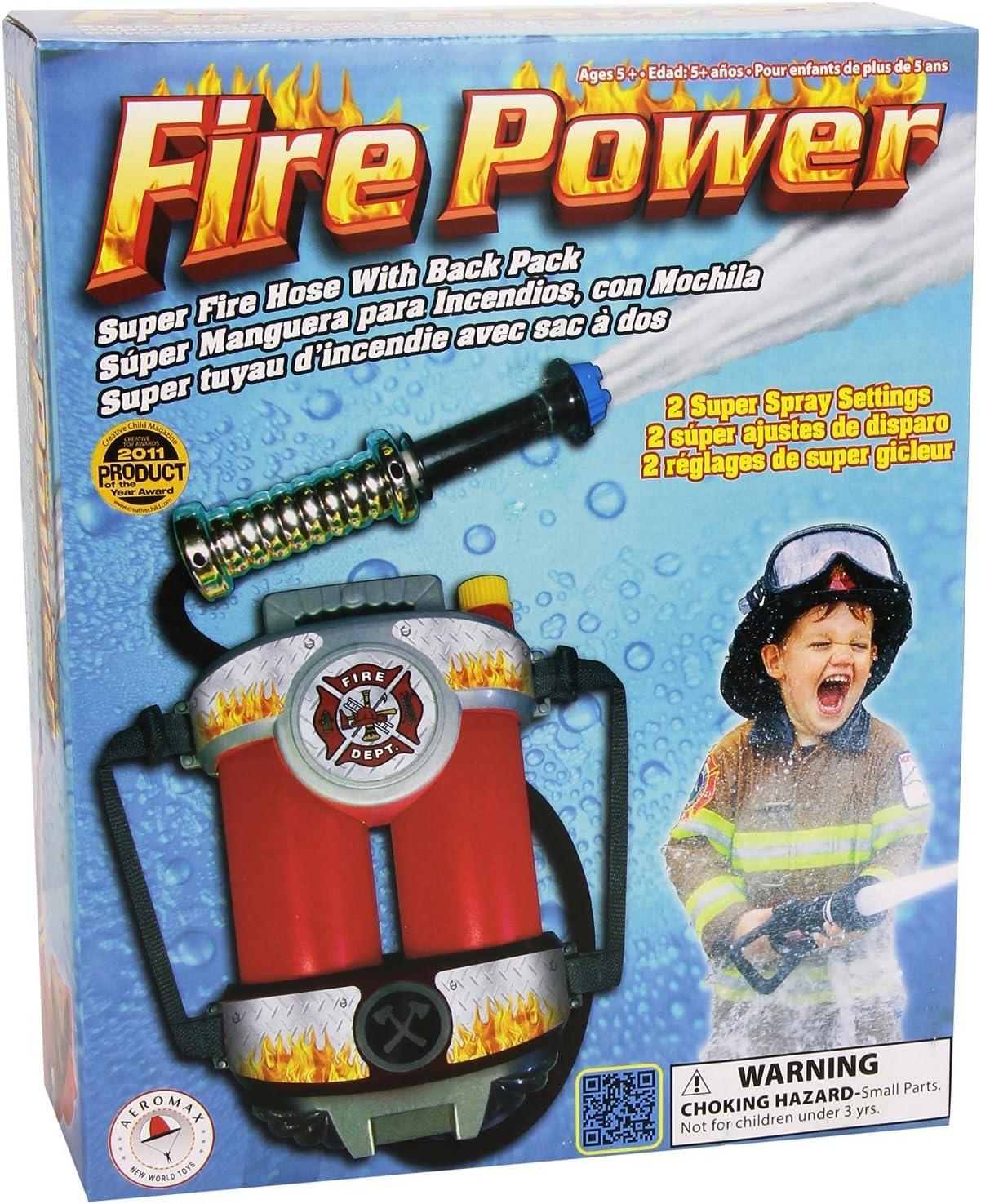 Aeromax Firefighter Costume Accessories Set, with Backpack and Hose