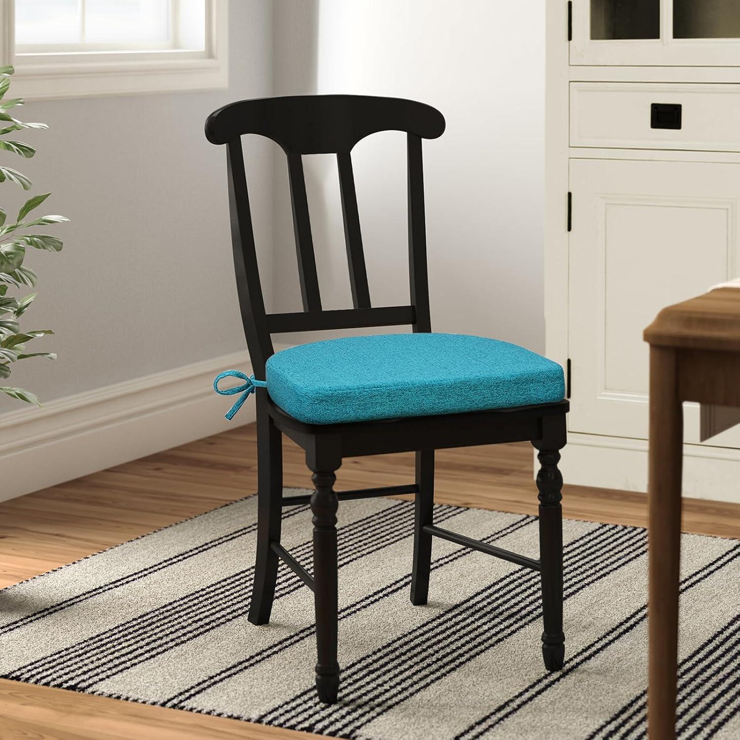 Chair Cushions for Dining Chairs Set of 2 - Blue