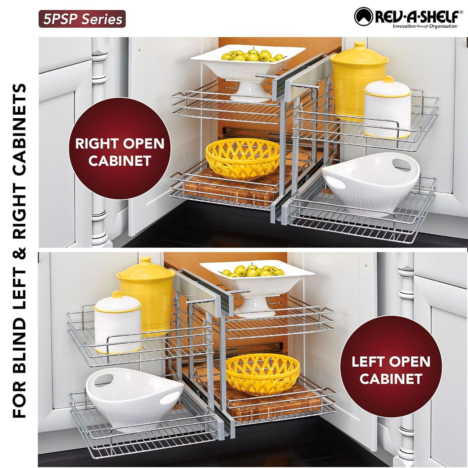 Rev-A-Shelf Rev-A-Shelf Pull Out Blind Corner Kitchen Cabinet Organizer