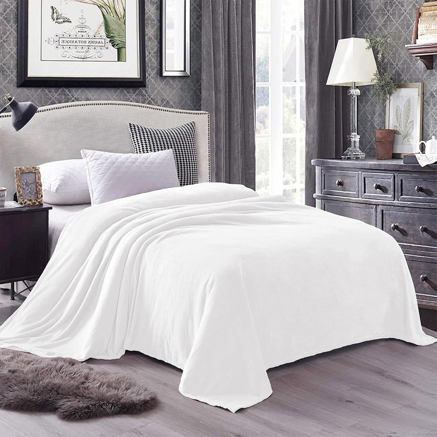 Bare Home Bare Home Microplush Fleece Blanket - Fuzzy, Warm, Bed/Throw Blanket