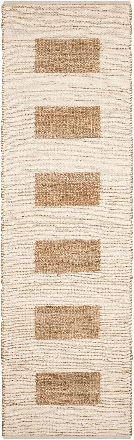 Milo Ivory Handwoven Jute/Cotton Rug