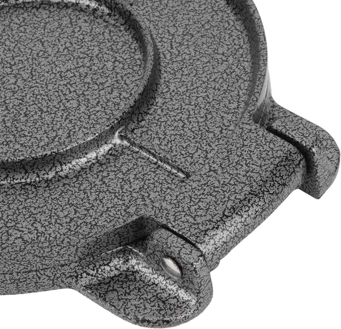 Gray Cast Iron Non-Stick 6.5-Inch Tortilla Press