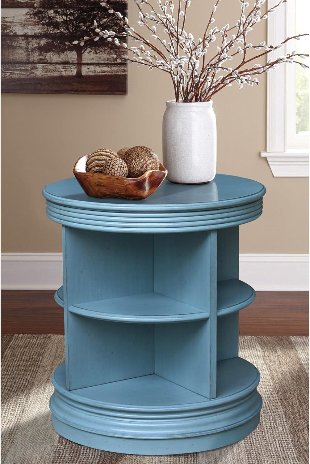 Library Round End Table - International Concepts