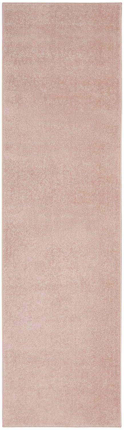 Nourison Essentials Easy Care Indoor Outdoor Area Rug - Pink 2'2" x 10'