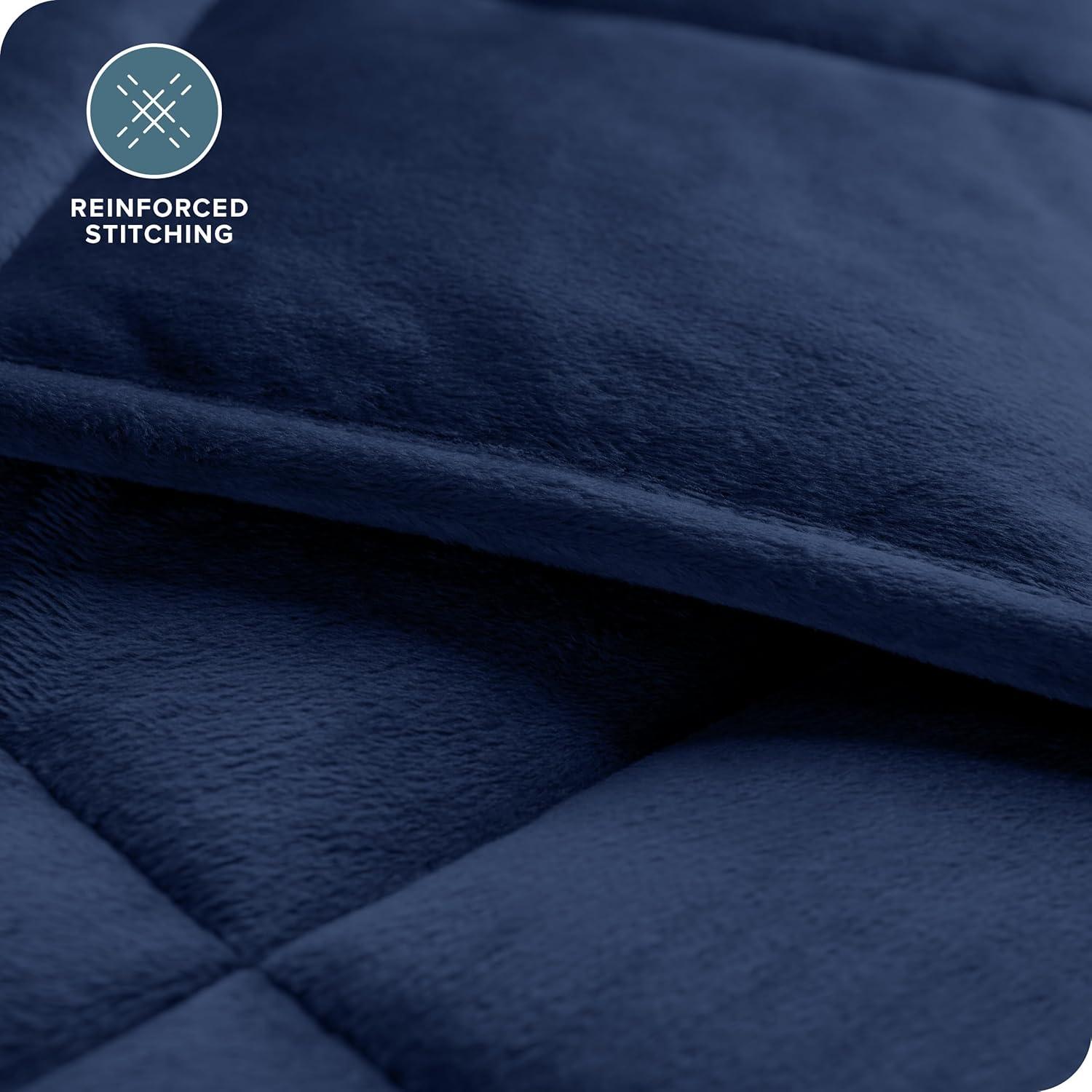 Bare Home Minky Fleece Weighted Blanket