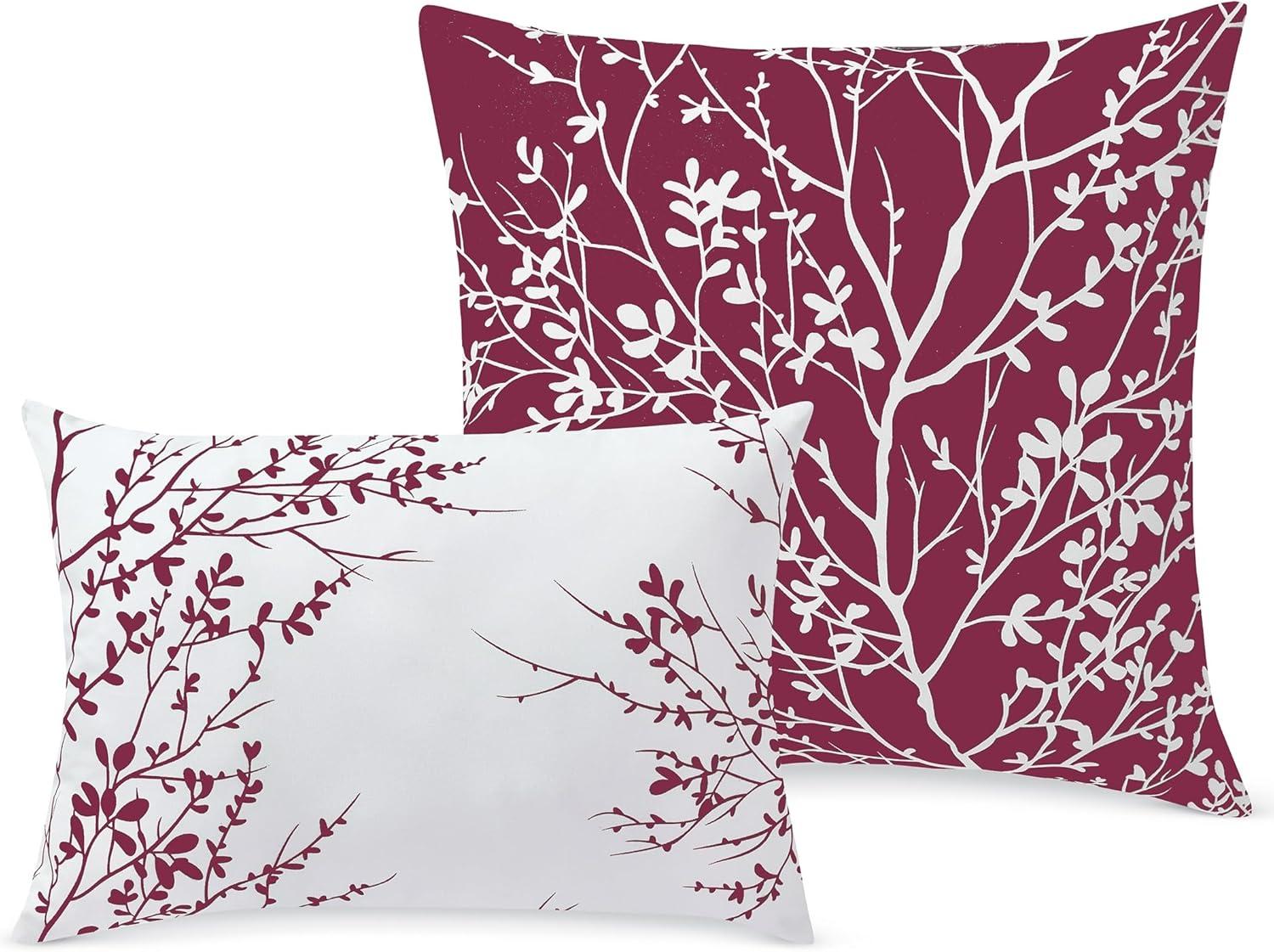 Spirit Linen 6-Piece Foliage Reversible Comforter Set