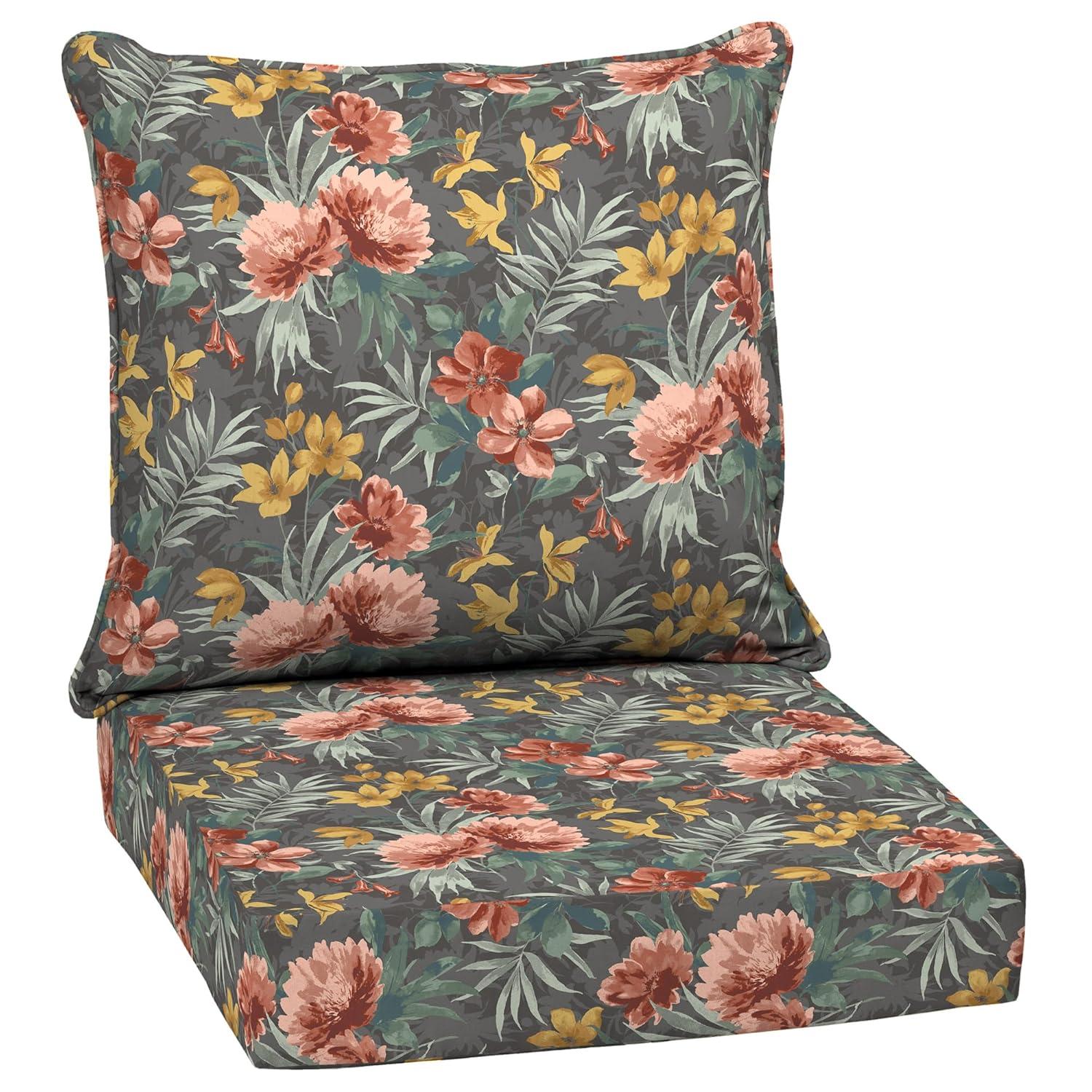 Phoebe Floral Outdoor Lounge Chair 5.75" Cushion