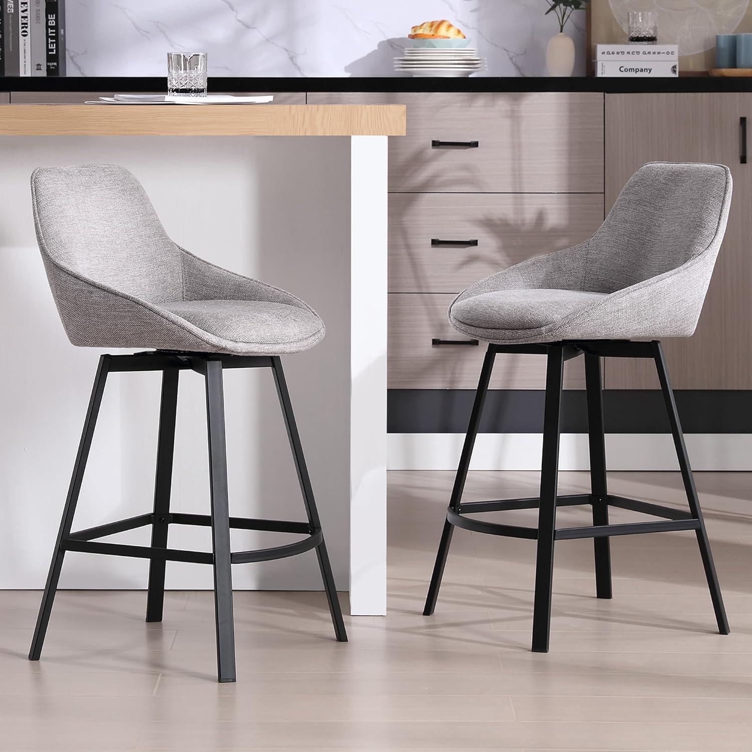 Absalom Swivel 25.2'' Counter Stool