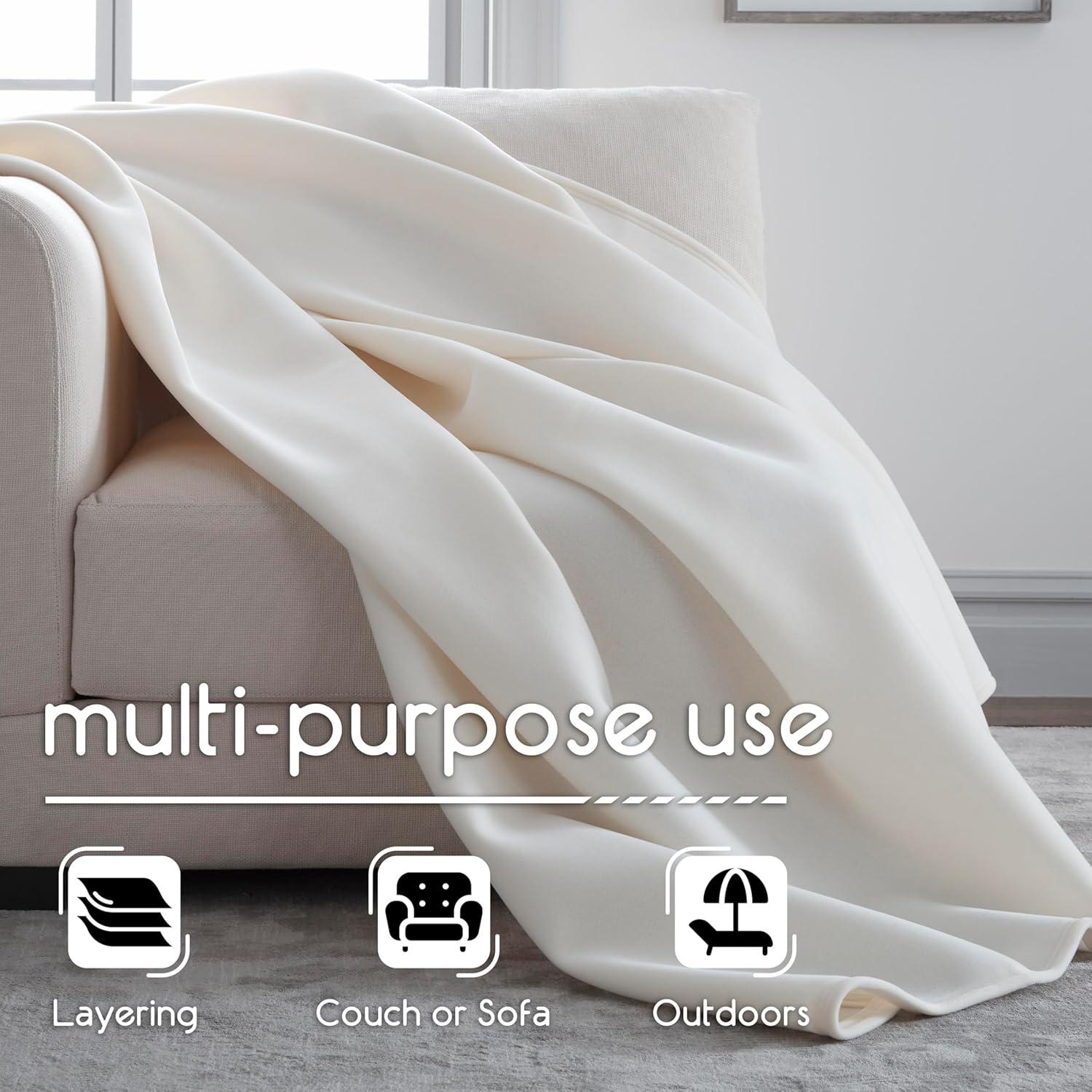 Throw Blanket, Original Blanket,  Snuggle-Ready,  Durable Machine Washable Pet Friendly, All-Season Comfort, Layering Bed Sofa Blanket, Blanket for Bed, Cozy Throw Blanket