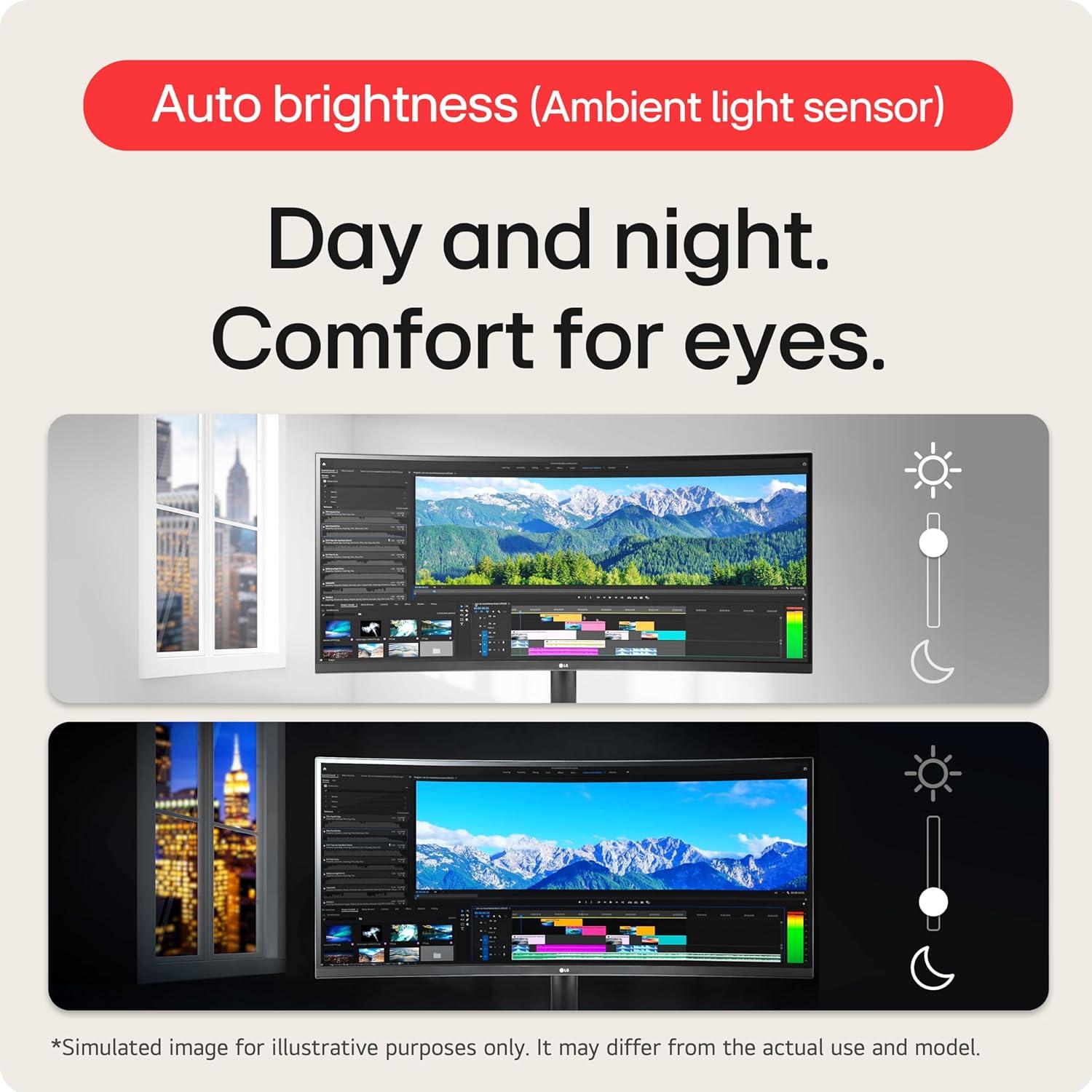 LG 40" UltraWide Curved 5K2K Nano IPS Monitor with Thunderbolt 4